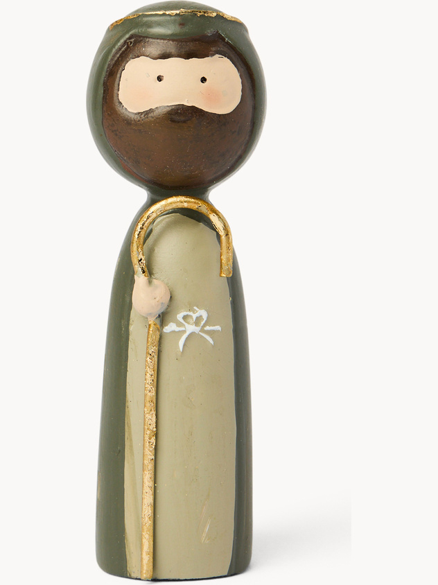 Statuetta in resina natività