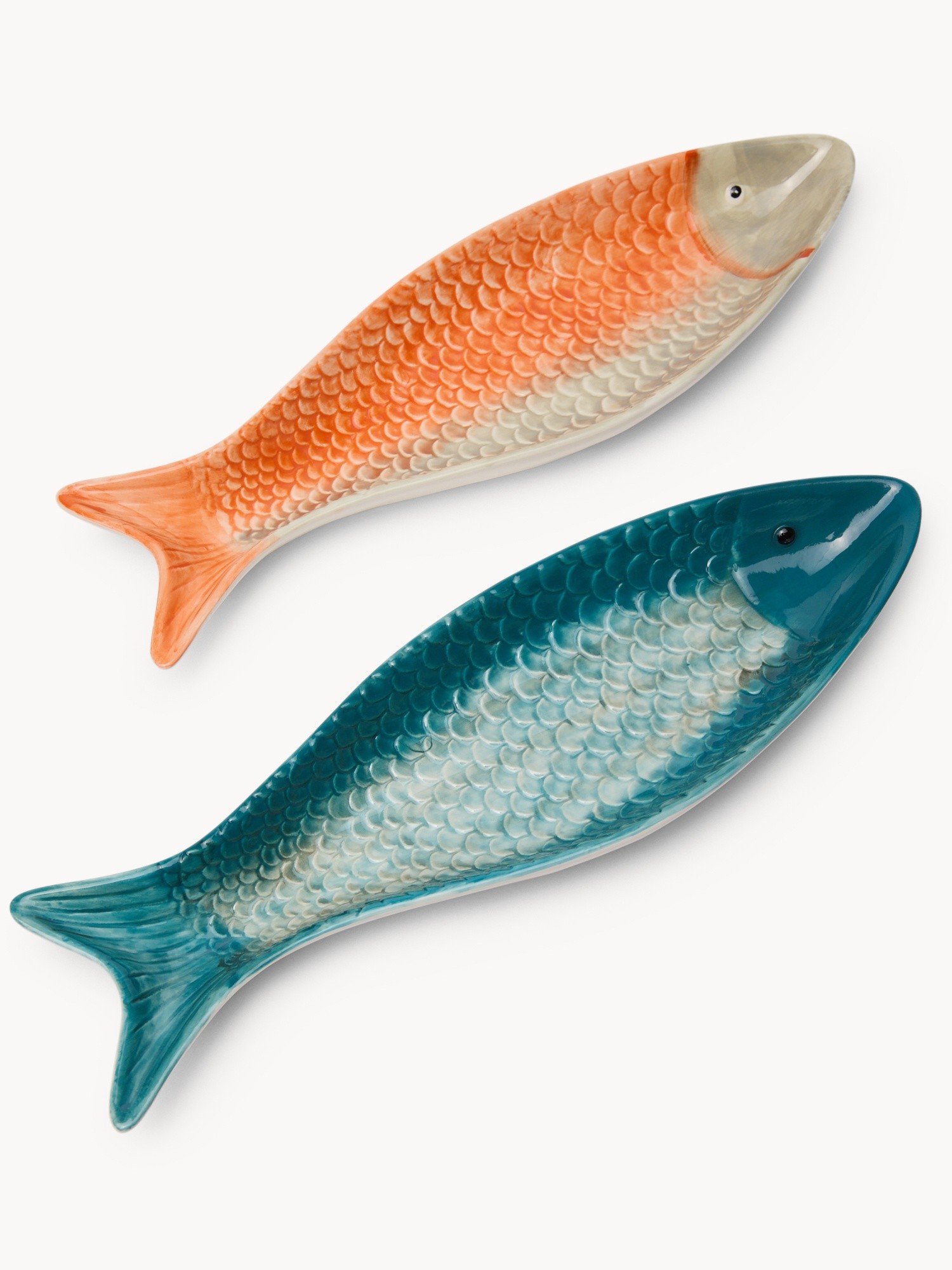 Fish-themed Ceramic Plate - Introductory Price, Multicolor, large image number 1