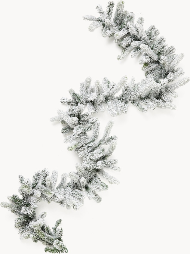Festone pino innevato