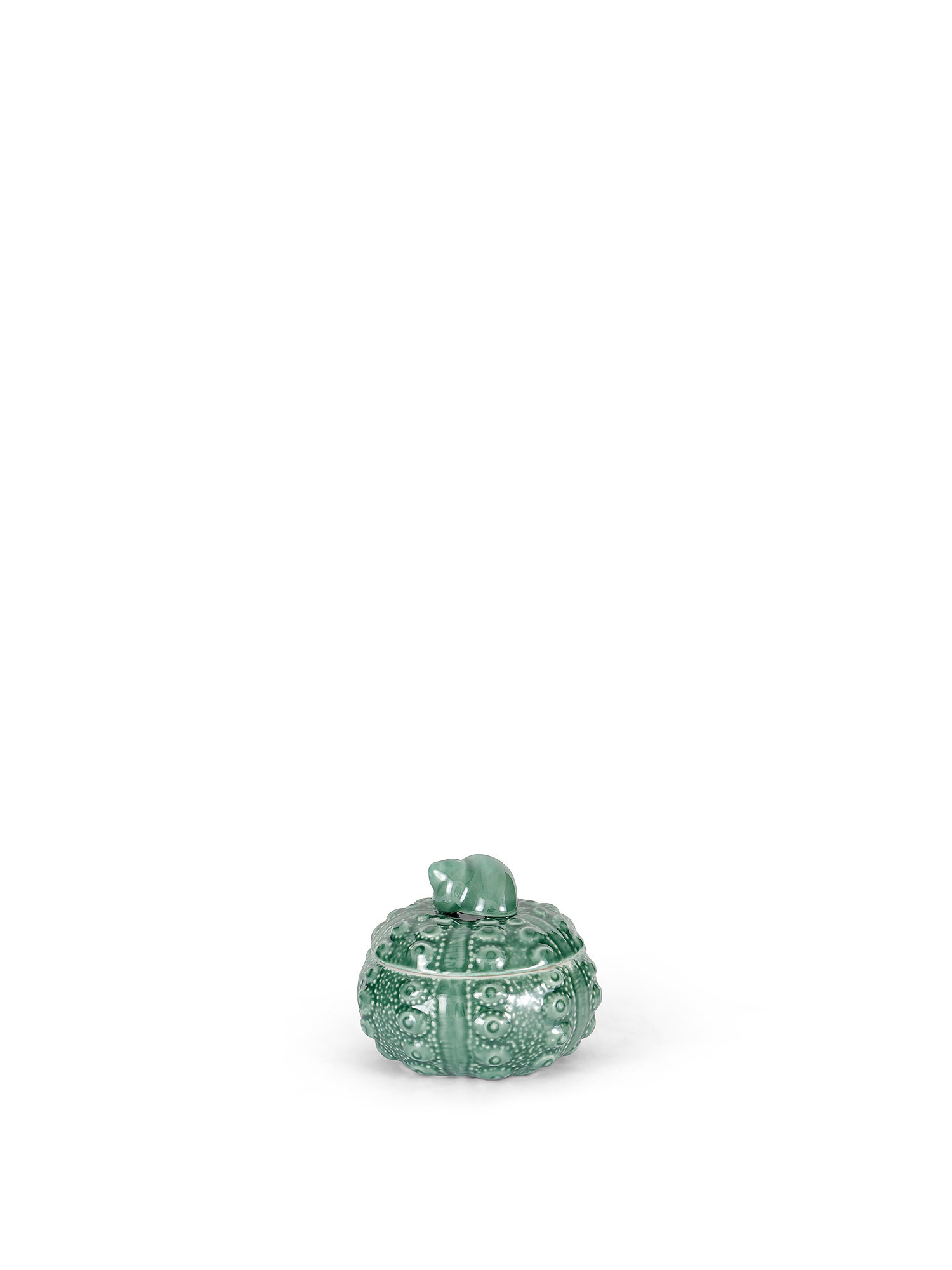 Barattolo porcellana a conchiglia, Verde acqua, large image number 0
