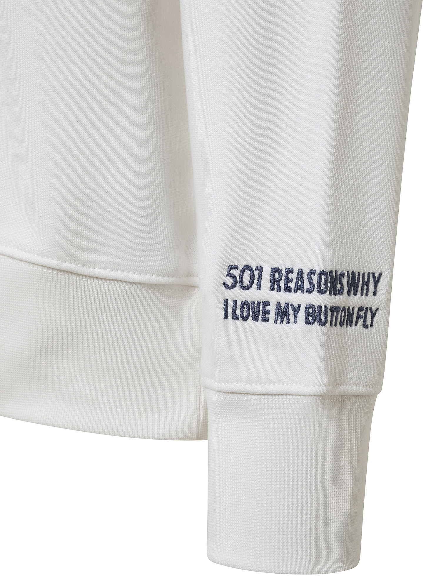 Sweatshirt with embroidery, White, large image number 2