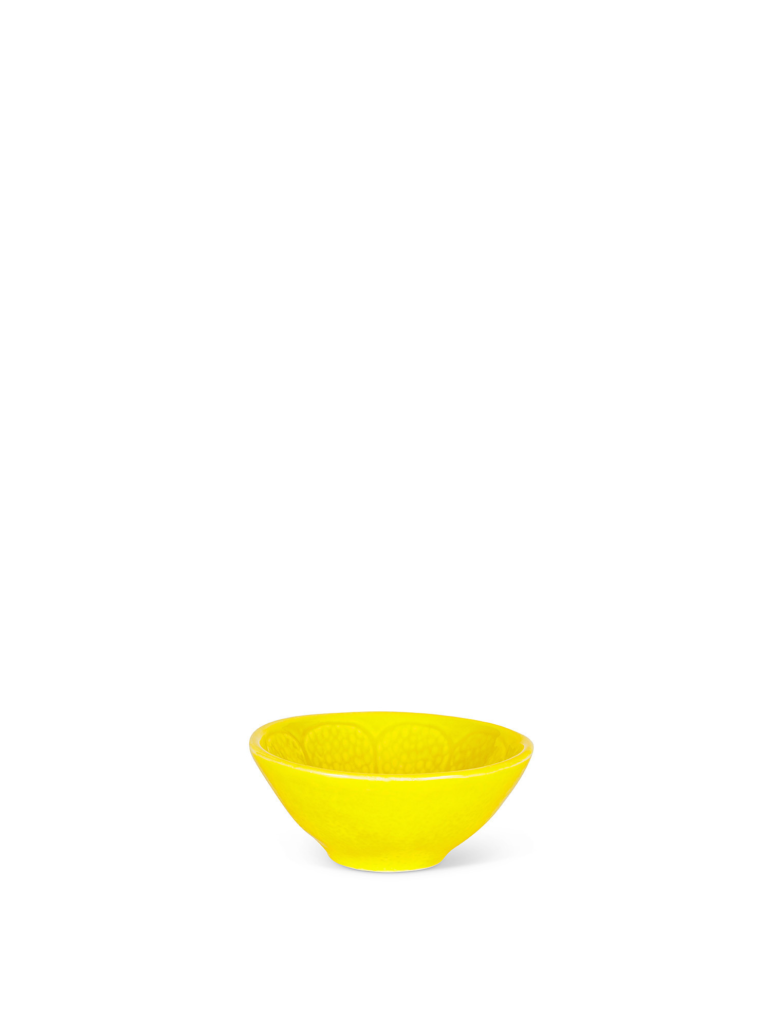 Porcelain bowl with lemons motif, White, large image number 0