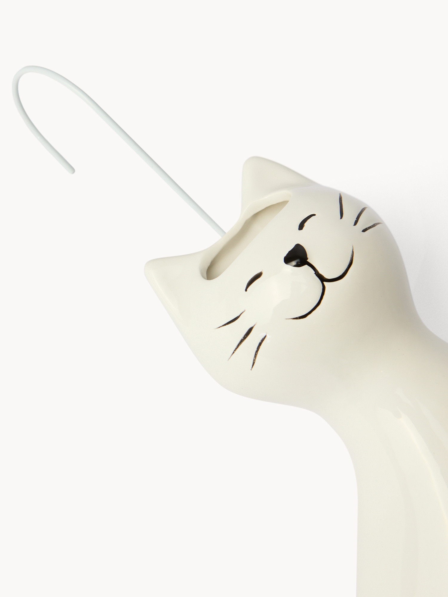 Ceramic kitten humidifier, White, large image number 1