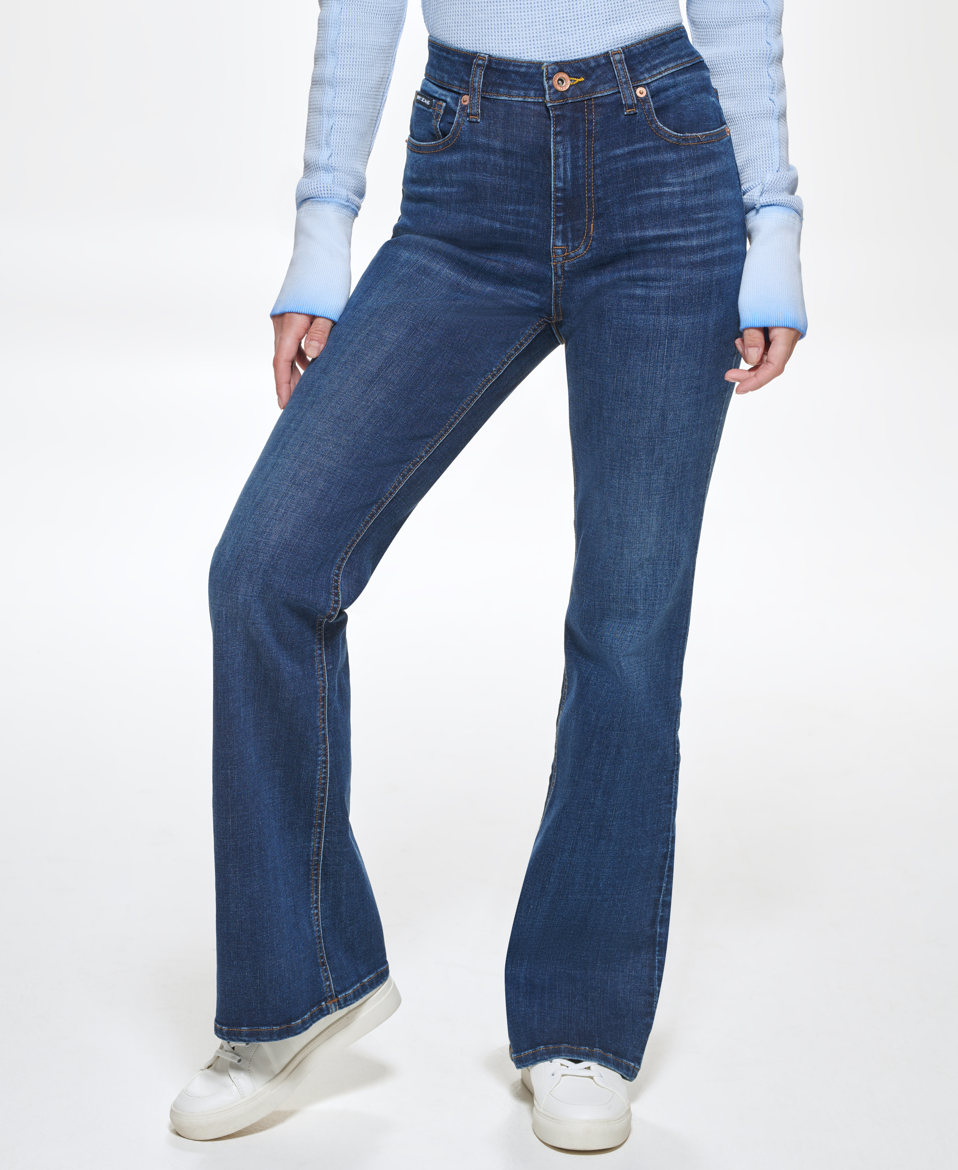High waisted jeans, Denim, large image number 4