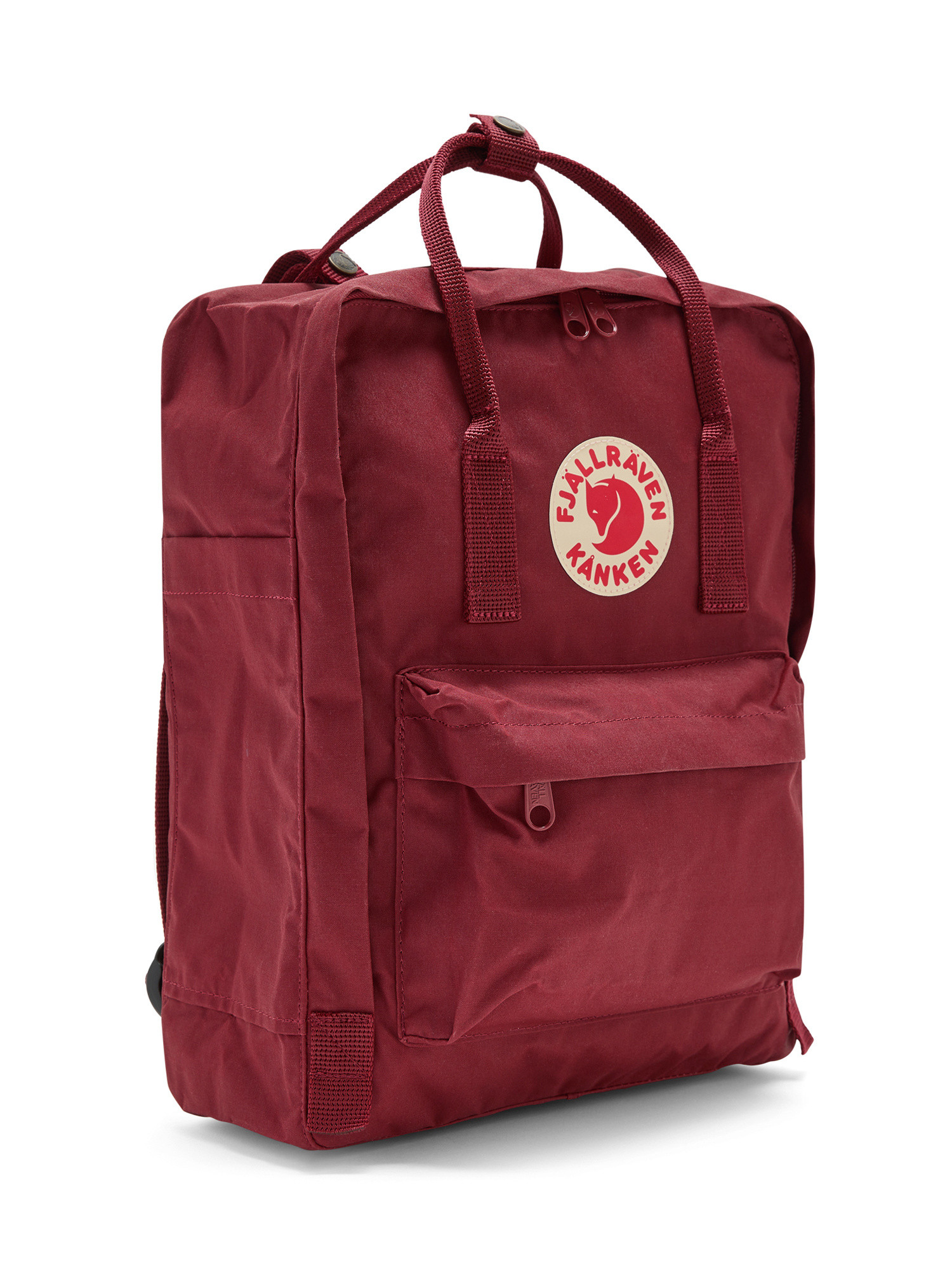 Kanken is the classic version of the iconic backpack from the Swedish brand Fjallraven., Brick Red, large image number 1