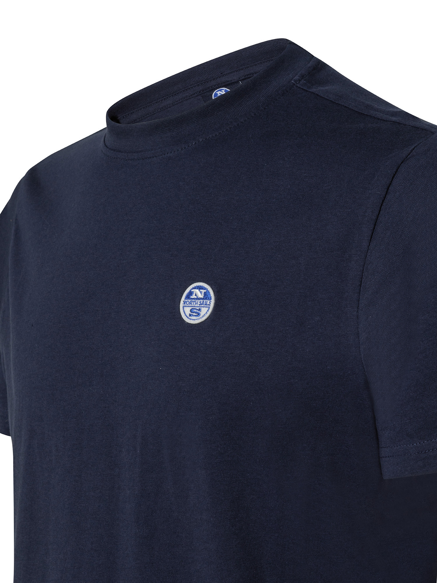 T-shirt a maniche corte con logo, Blu, large image number 2