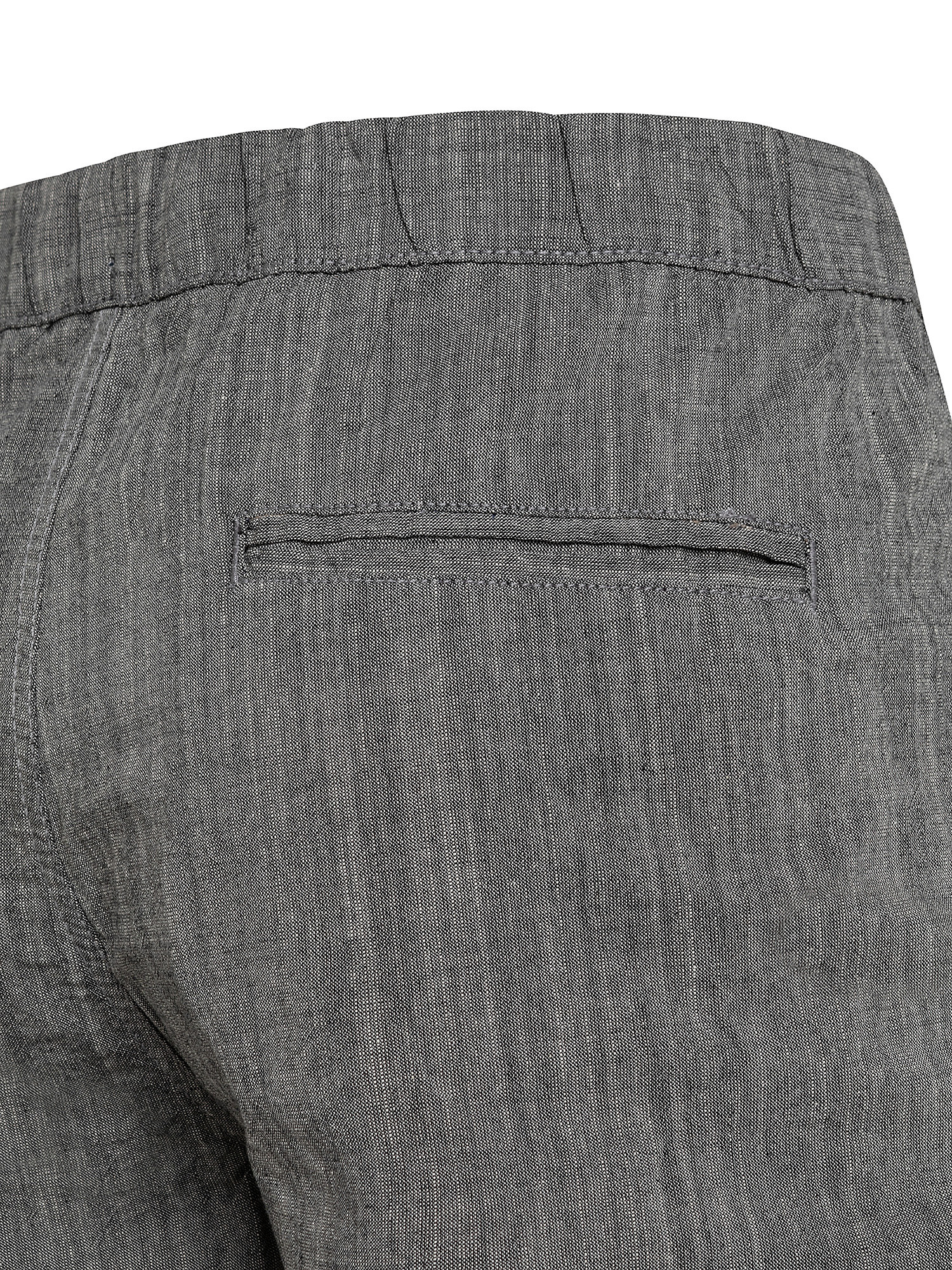 Bermuda shorts with drawstring at the waist, Grey, large image number 2