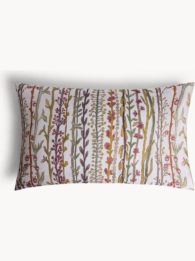 Cotton percale pillowcase with print