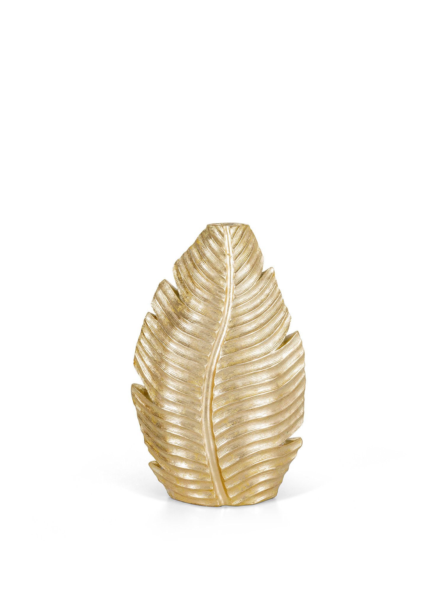 Palm-shaped vase, Gold, large image number 0