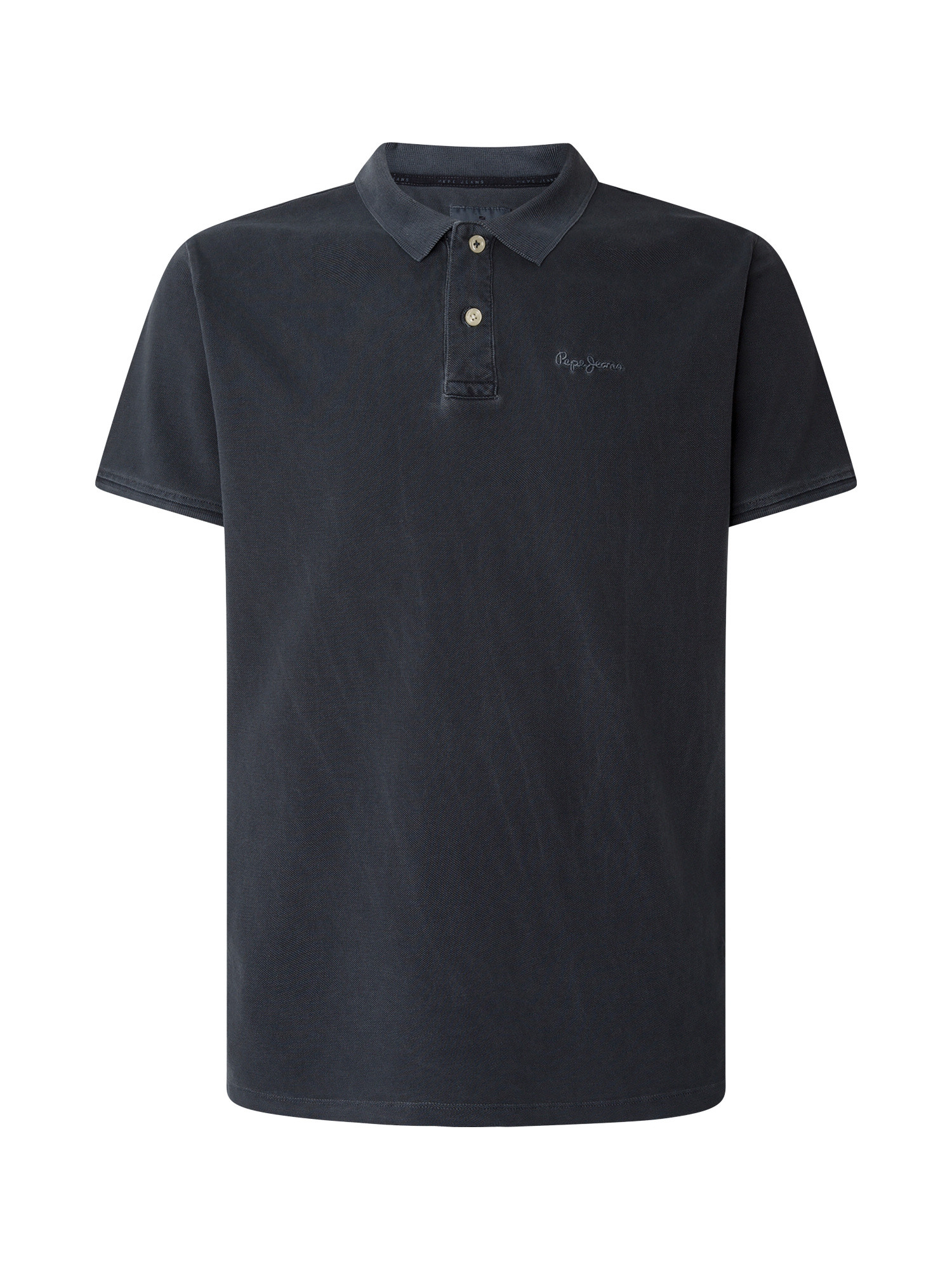 Pepe Jeans - Polo con logo in cotone, Blu scuro, large image number 0