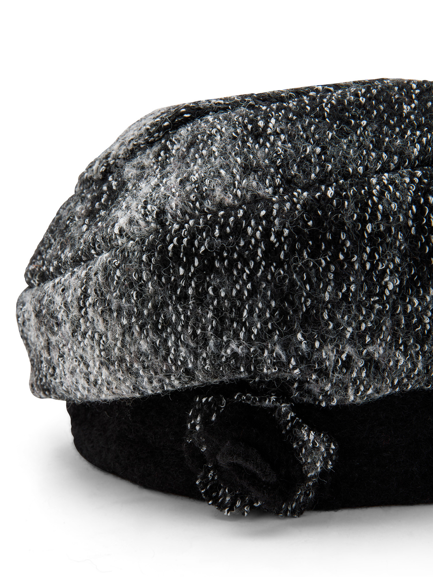 Koan - Scottish beret with application, Black, large image number 1