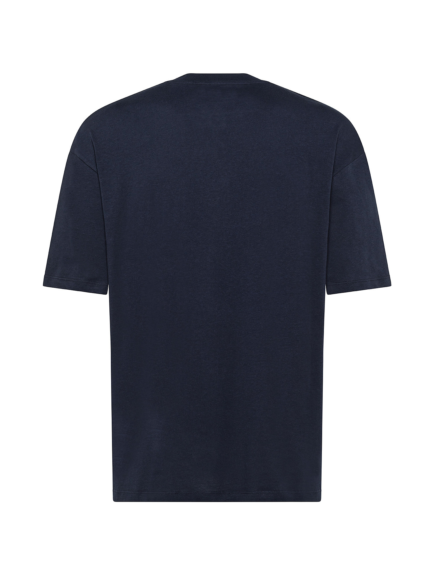 T-shirt 100% cotone, Blu, large image number 1