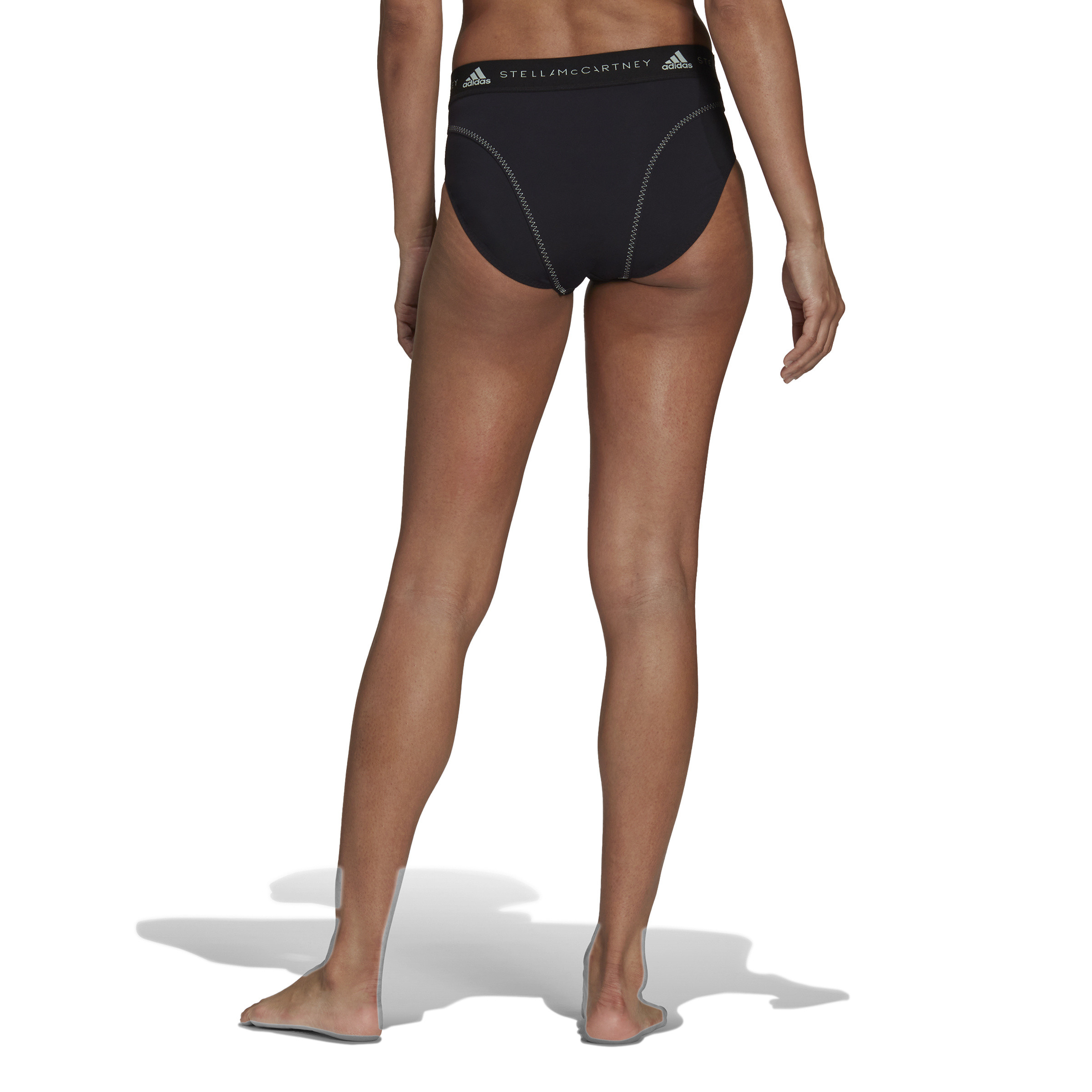 Slip bikini adidas by Stella Mccartney, Nero, large