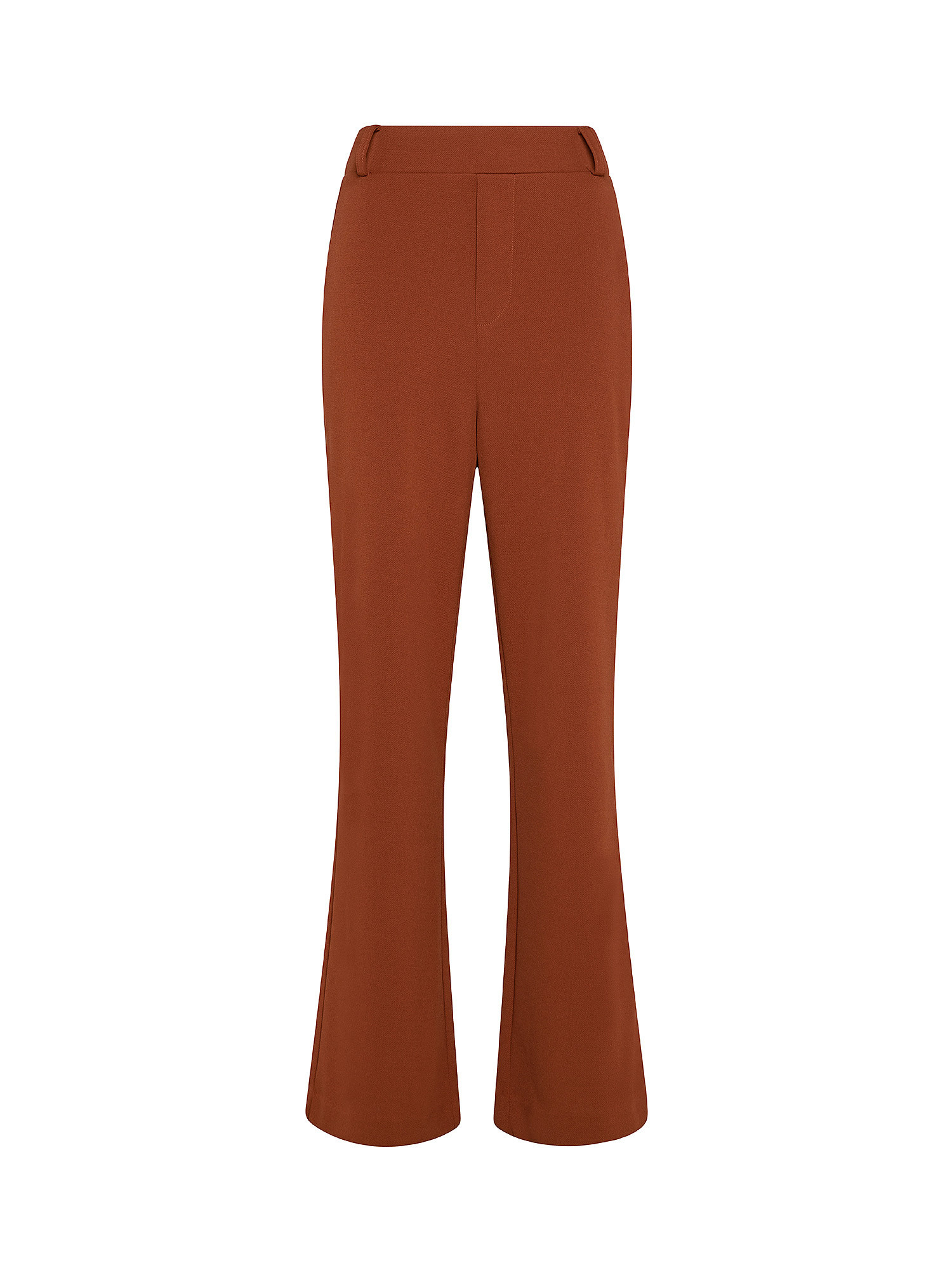 Trousers with elastic, Light Brown, large image number 0