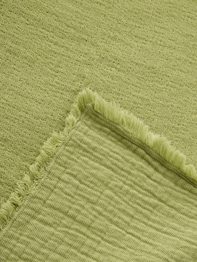 Plaid in garza di cotone lavato