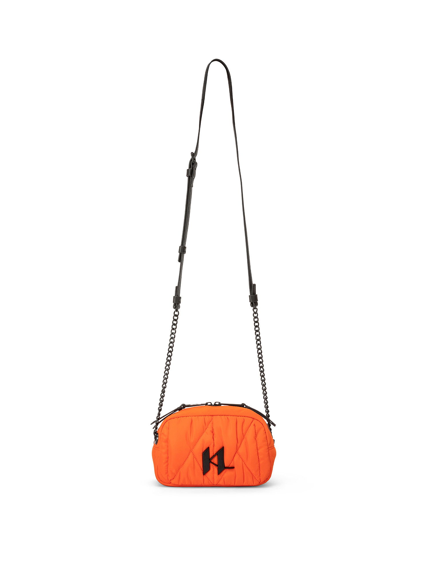 Karl Lagerfeld - K/studio borsa a tracolla in nylon, Arancione, large image number 0