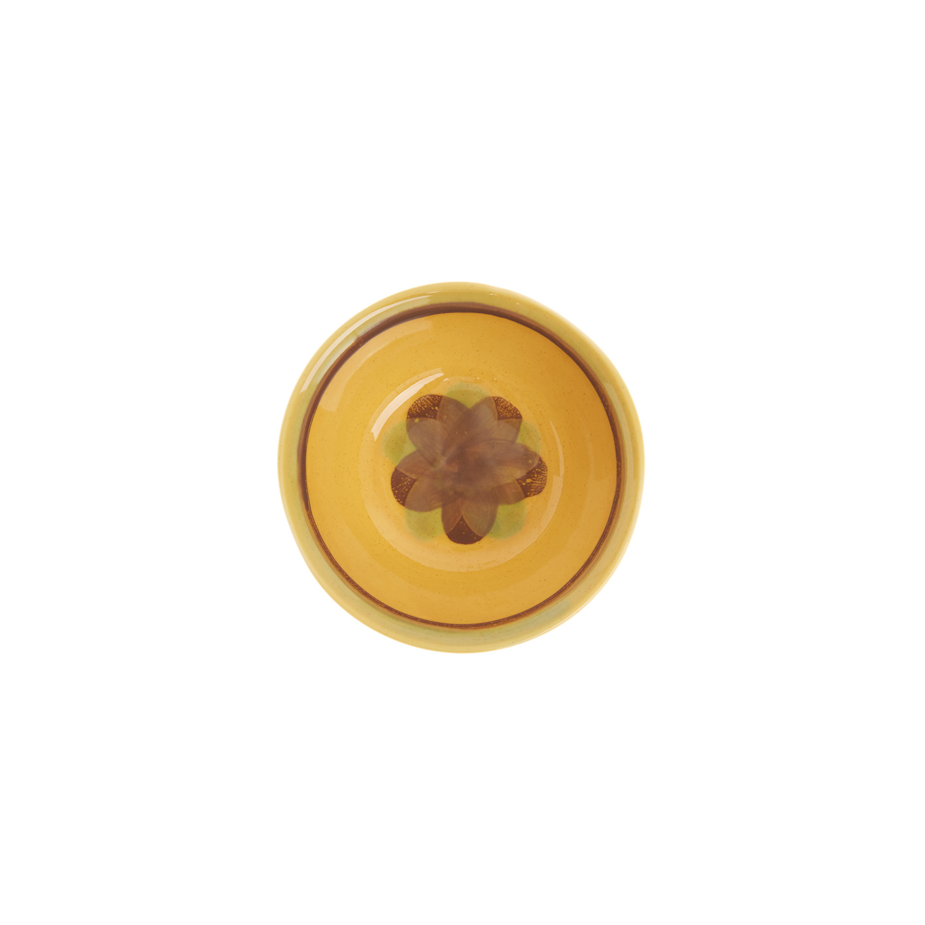 Cotton small ceramic bowl, Dark Yellow, large image number 1
