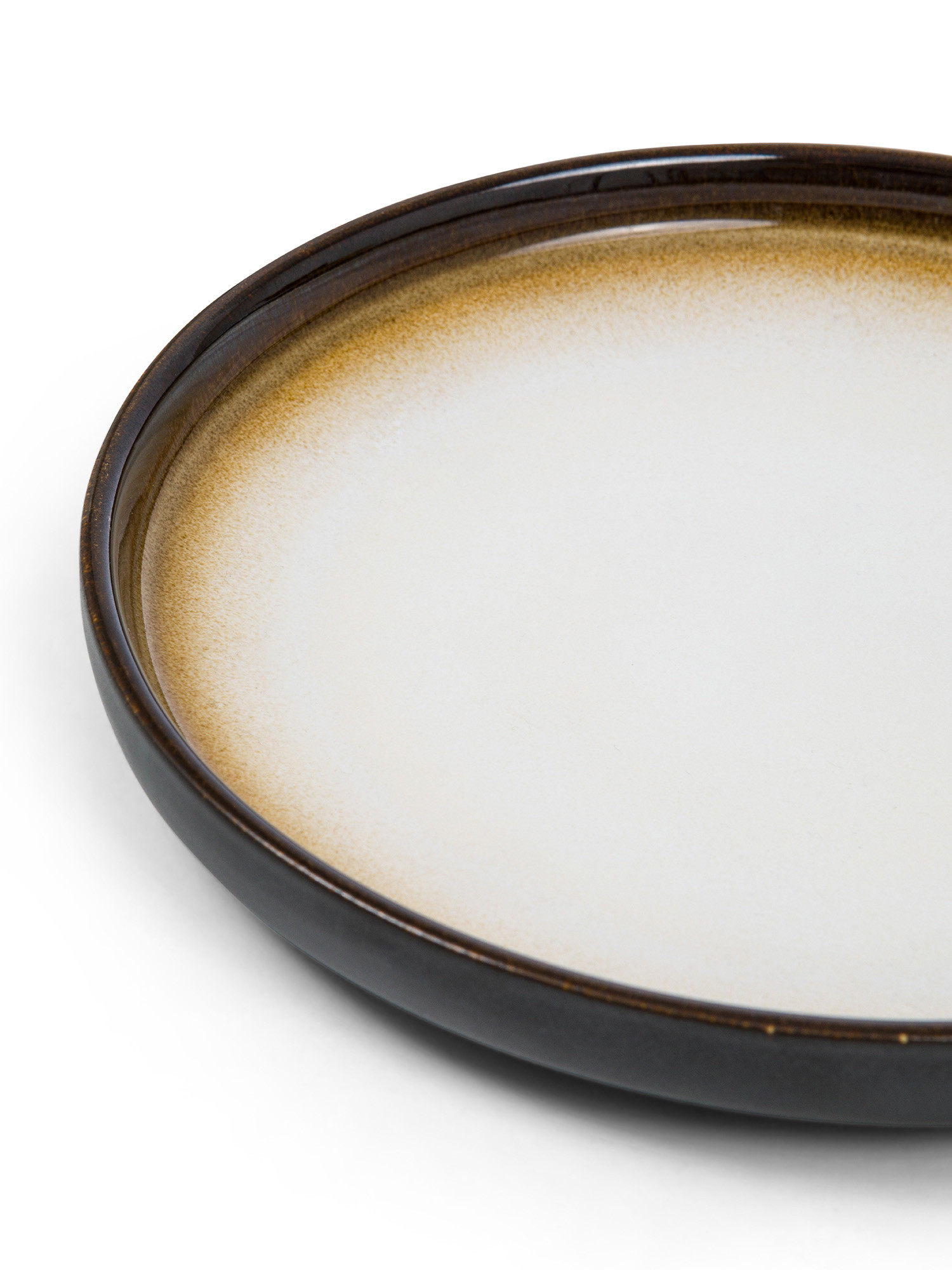 Stoneware bread plate, Brown, large image number 1