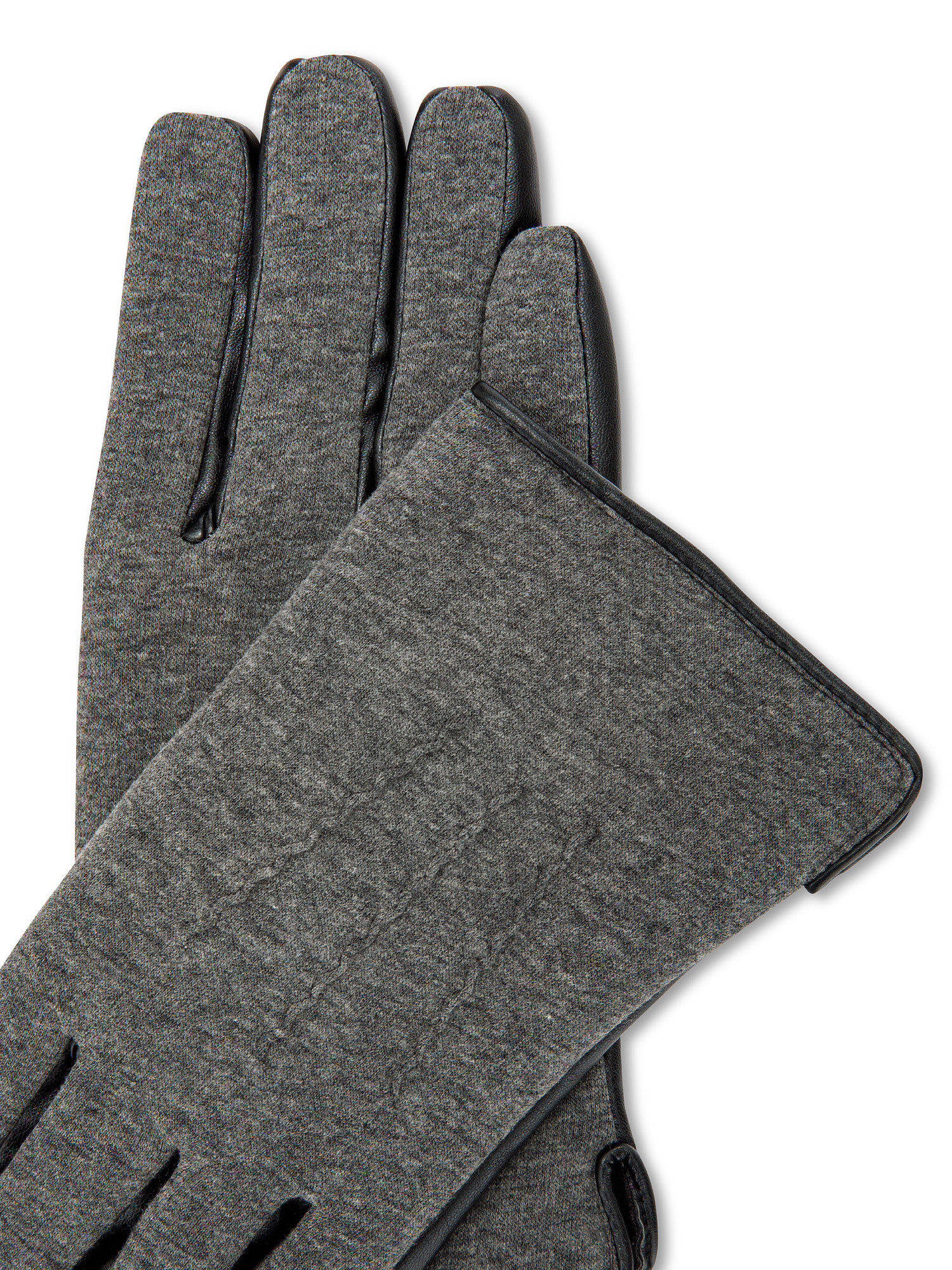 Glove with back, Dark Grey, large image number 1