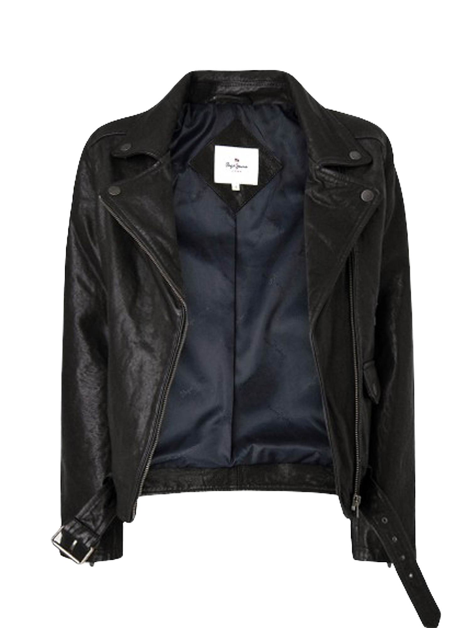Fify biker leather jacket, Black, large image number 2