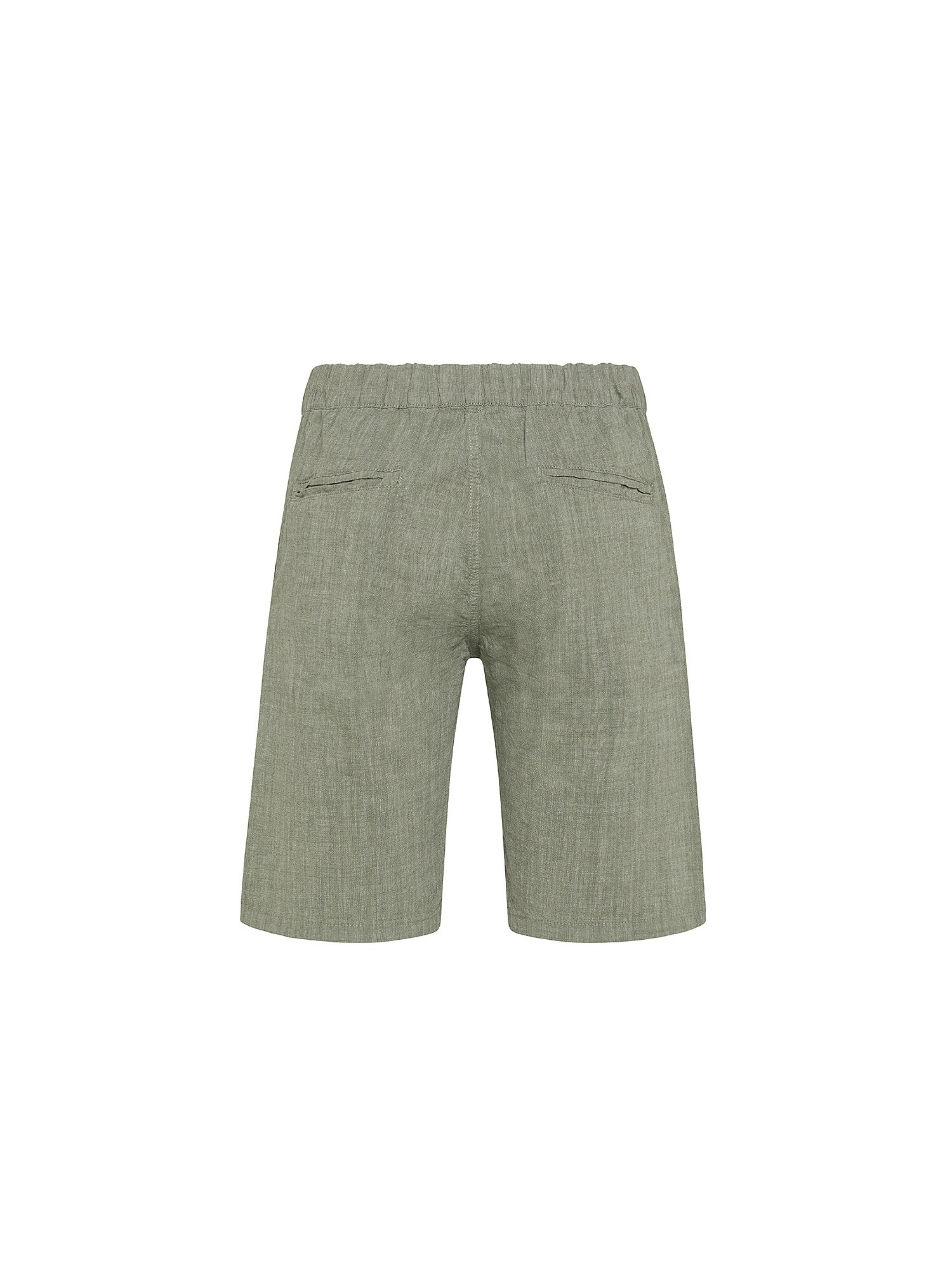 JCT - Chino bermuda in pure cotton with laces, Green, large image number 1