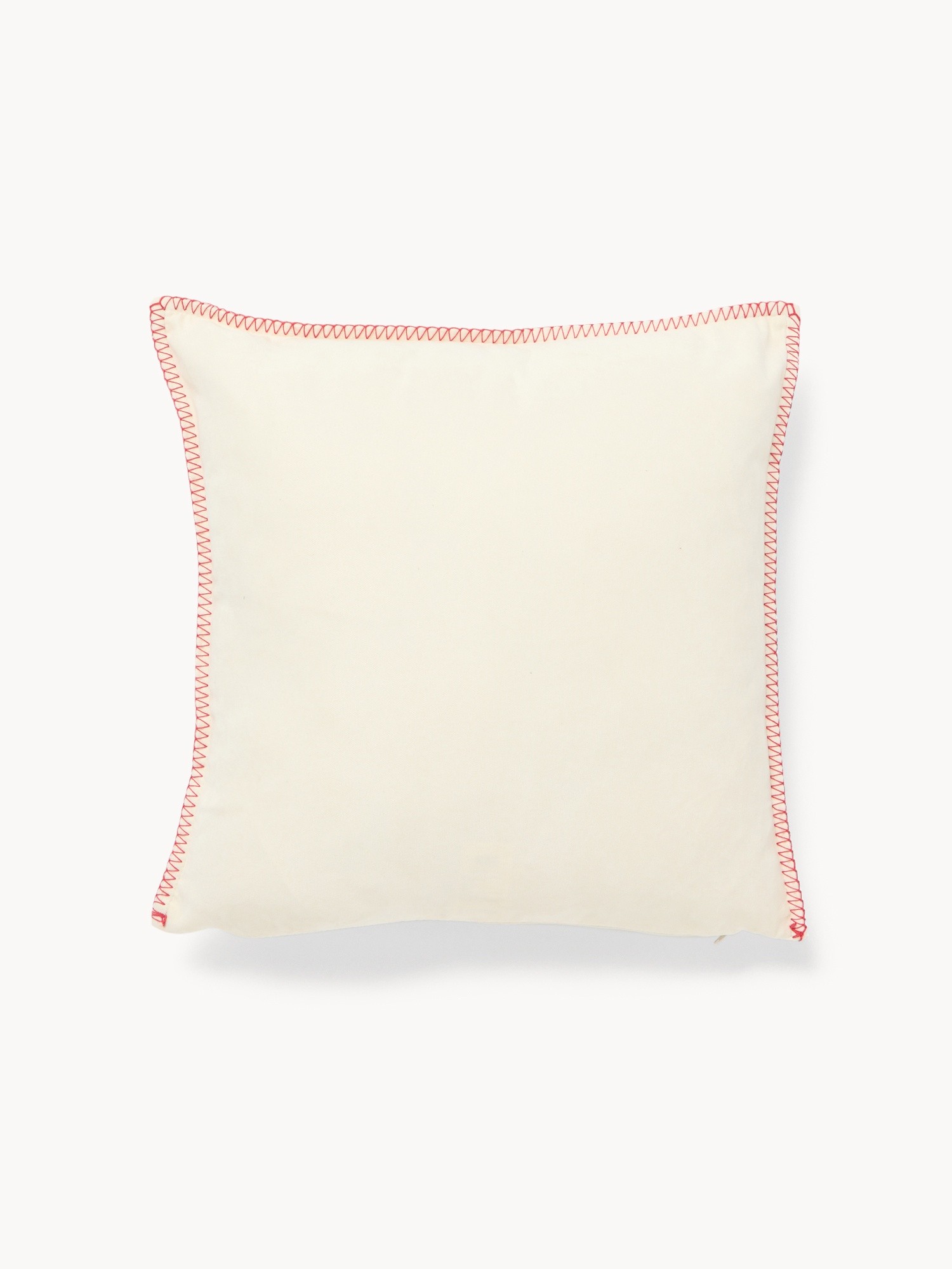 45x45 cm wreath print pillow, White, large image number 1