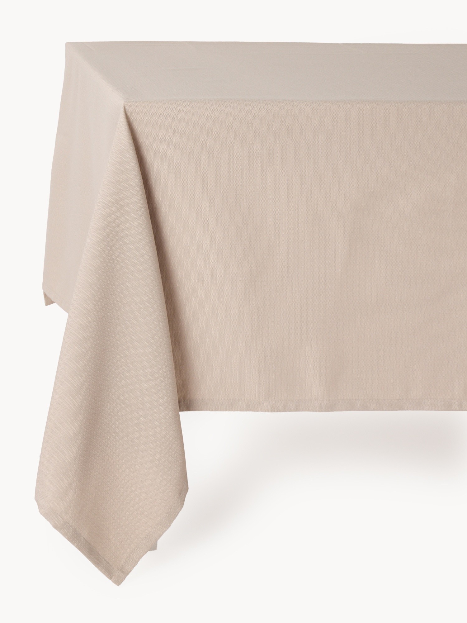 Solid-color water-repellent tablecloth by Tessiture Randi, Beige, large image number 0