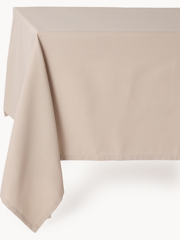 Solid-color water-repellent tablecloth by Tessiture Randi