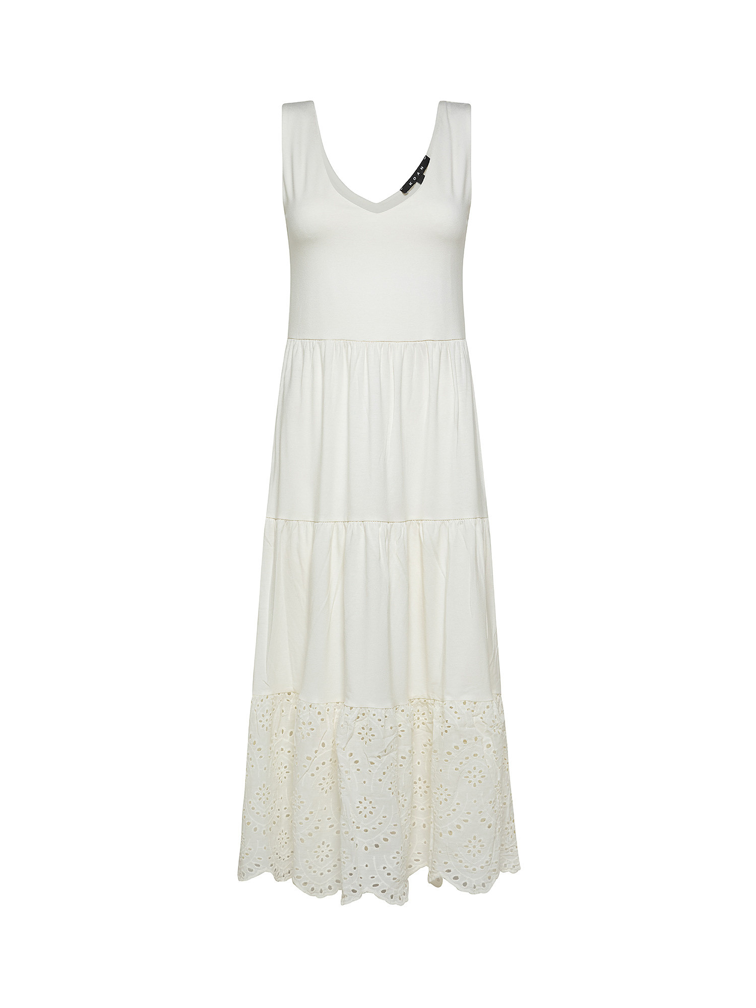 Dress with flounces, White, large image number 0