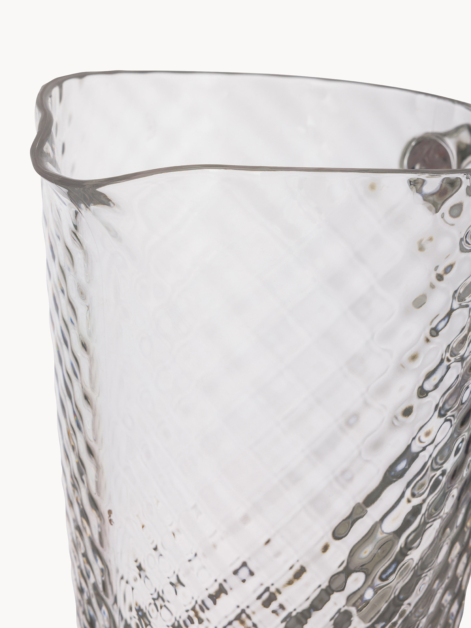 Caraffa acqua in plastica, Trasparente, large image number 1