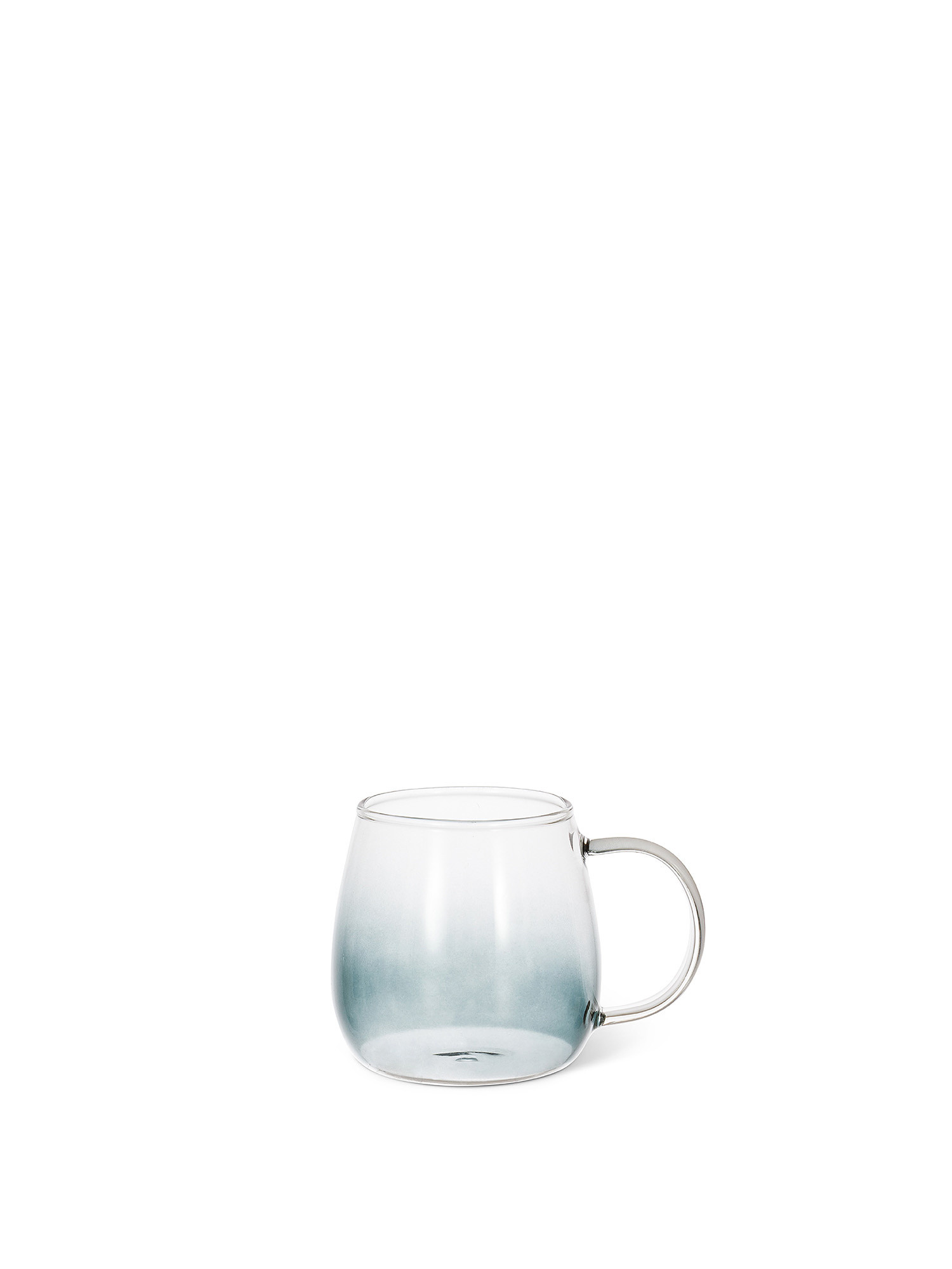 Smoked effect glass mug, Grey, large image number 0