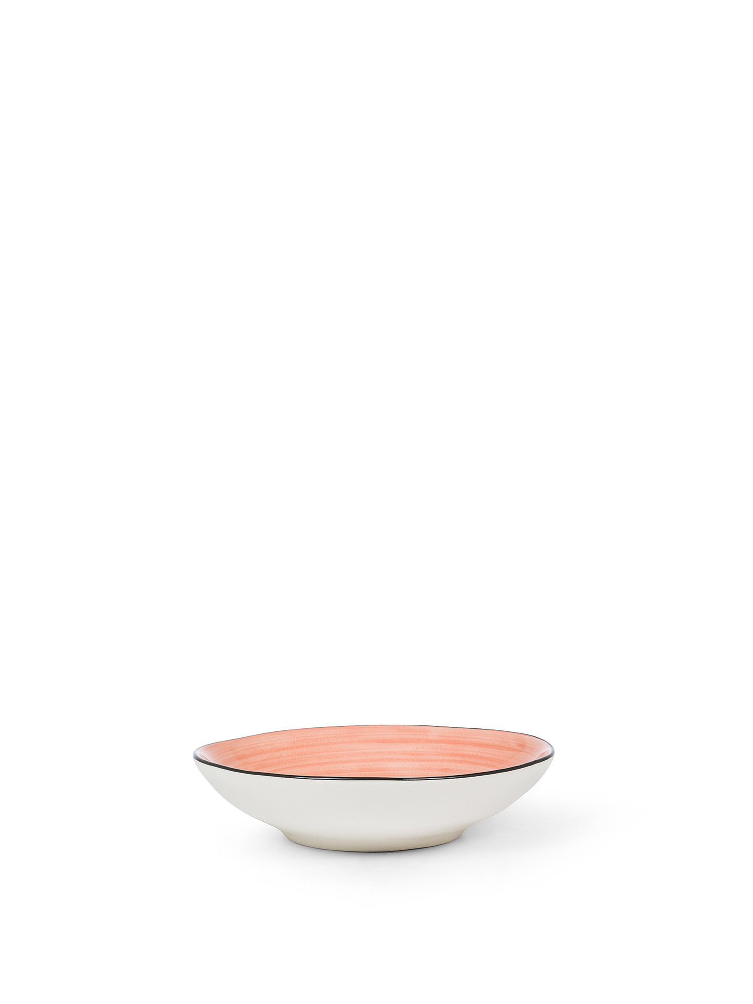 Tokyo stoneware soup plate, Pink, large image number 0