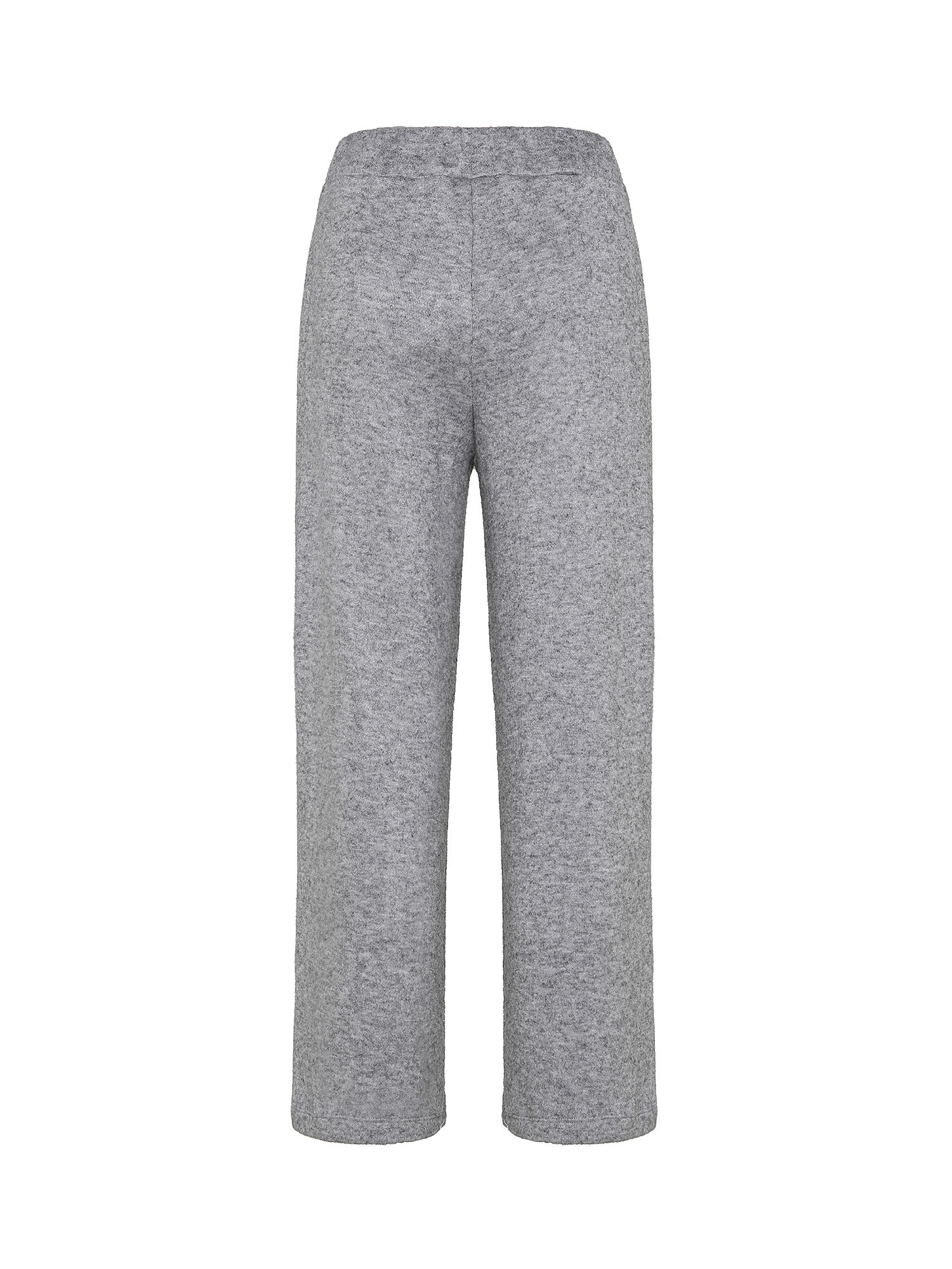 Jersey trousers with elasticated waist, Light Grey Melange, large image number 1