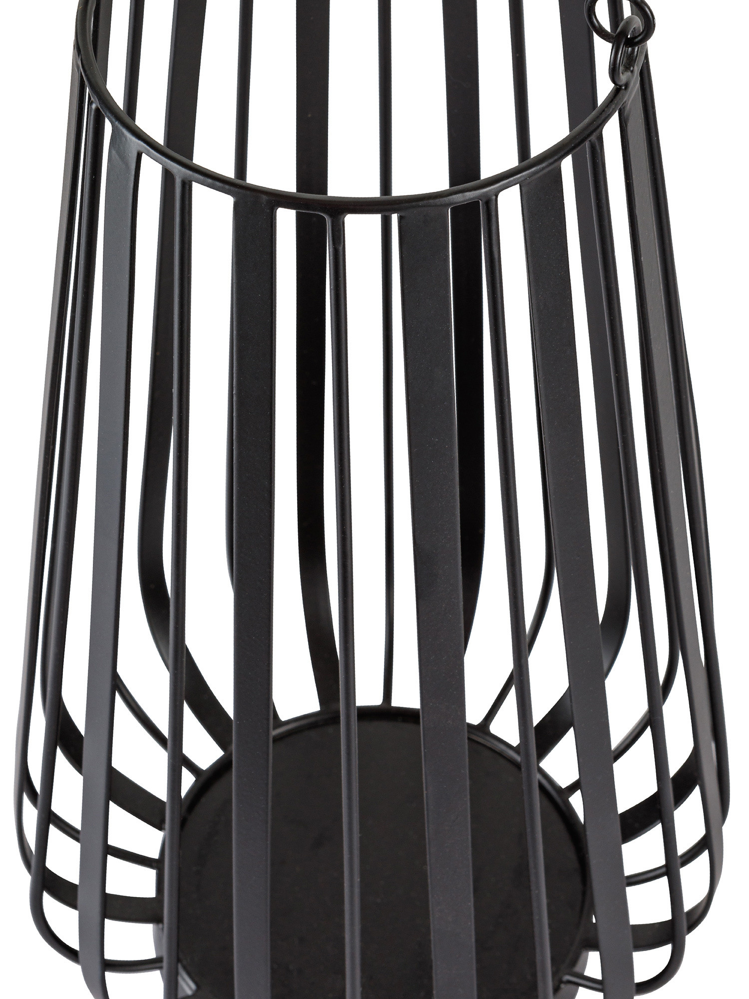 Black iron lantern, Black, large image number 1