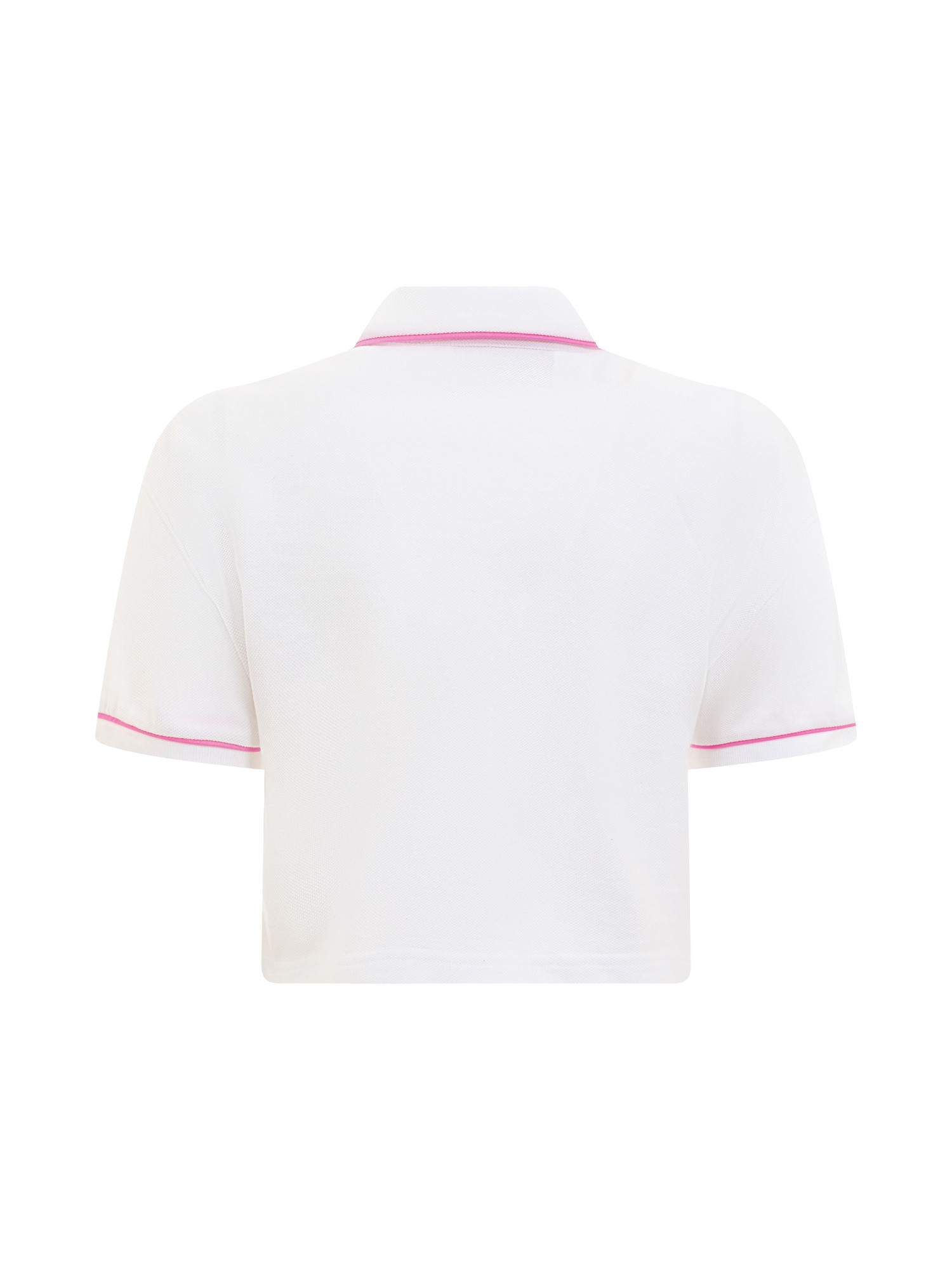 Chiara Ferragni - Cropped polo shirt, White, large image number 1