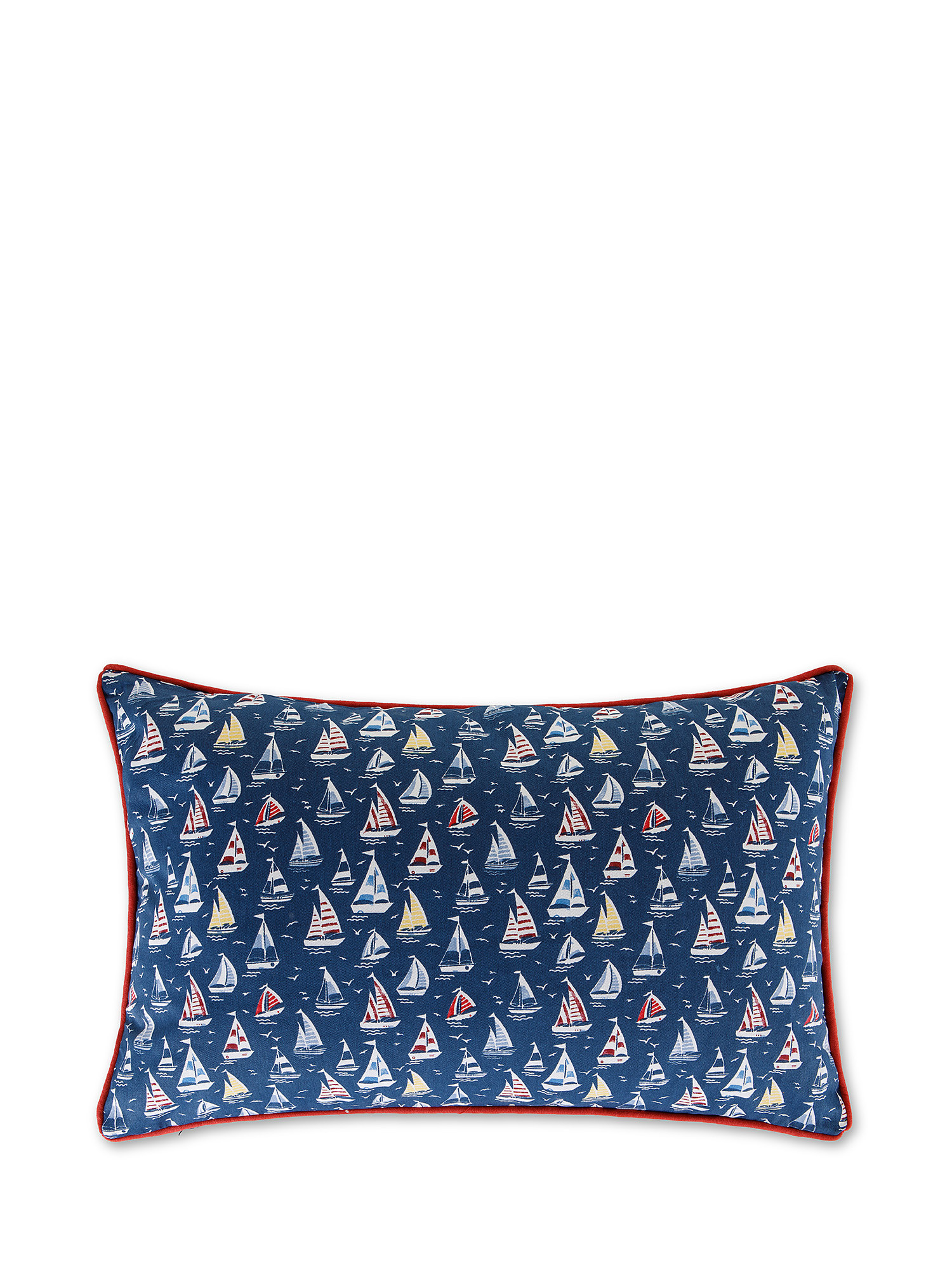 Sails print cushion 35x55cm, Multicolor, large image number 0