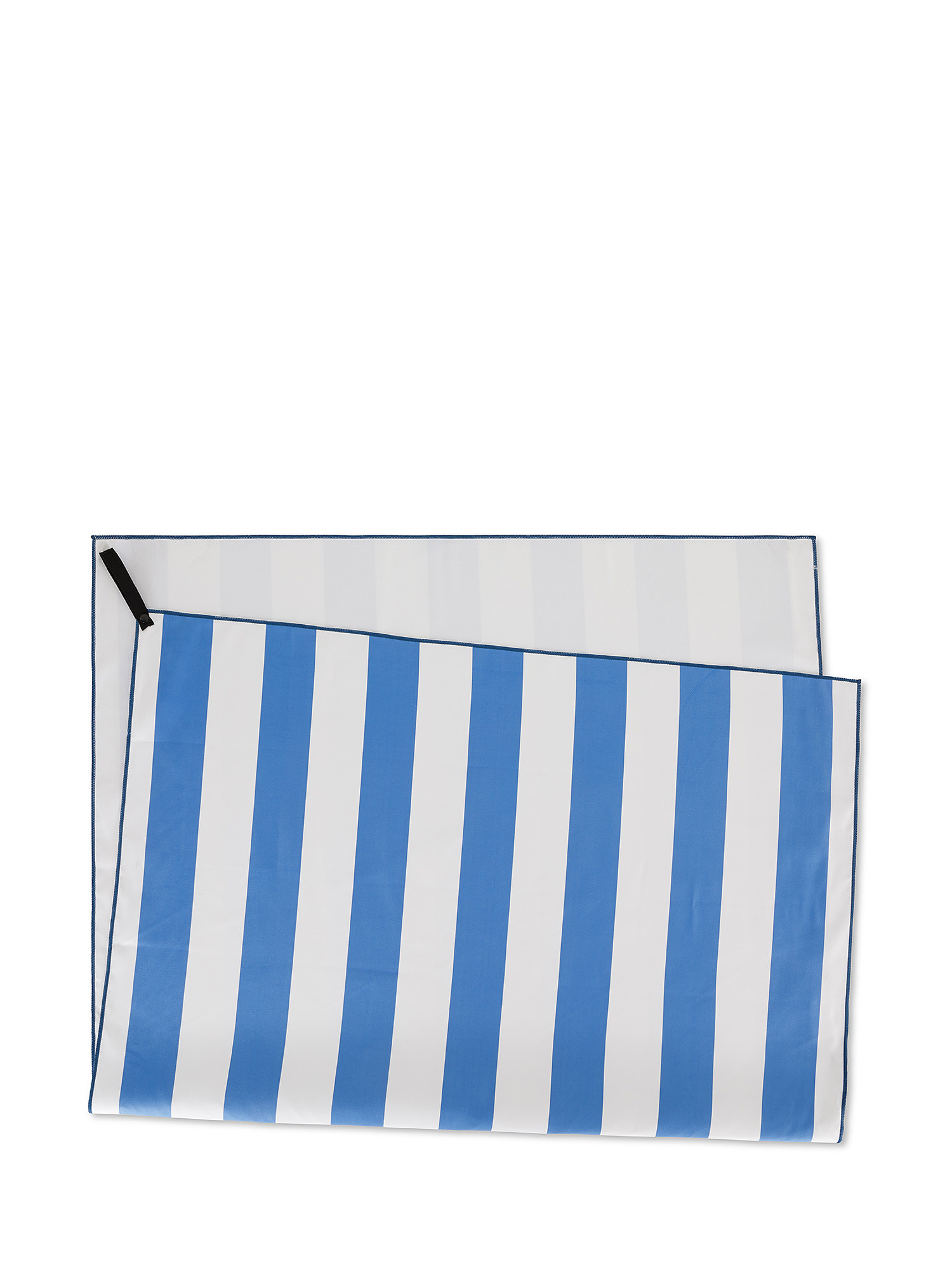 Striped microfiber shower towel, Light Blue, large image number 0