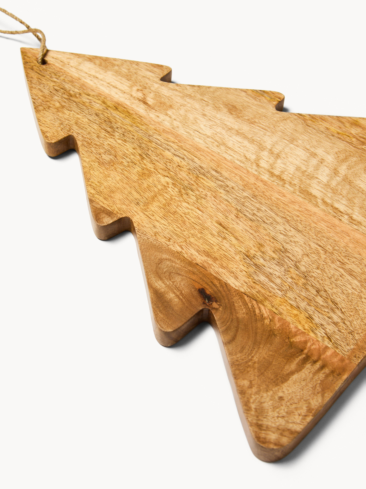 Mango wood tree-shaped cutting board, Brown, large image number 1