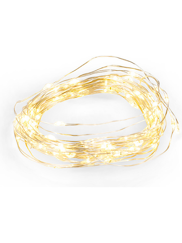 40 micro led wire with warm light