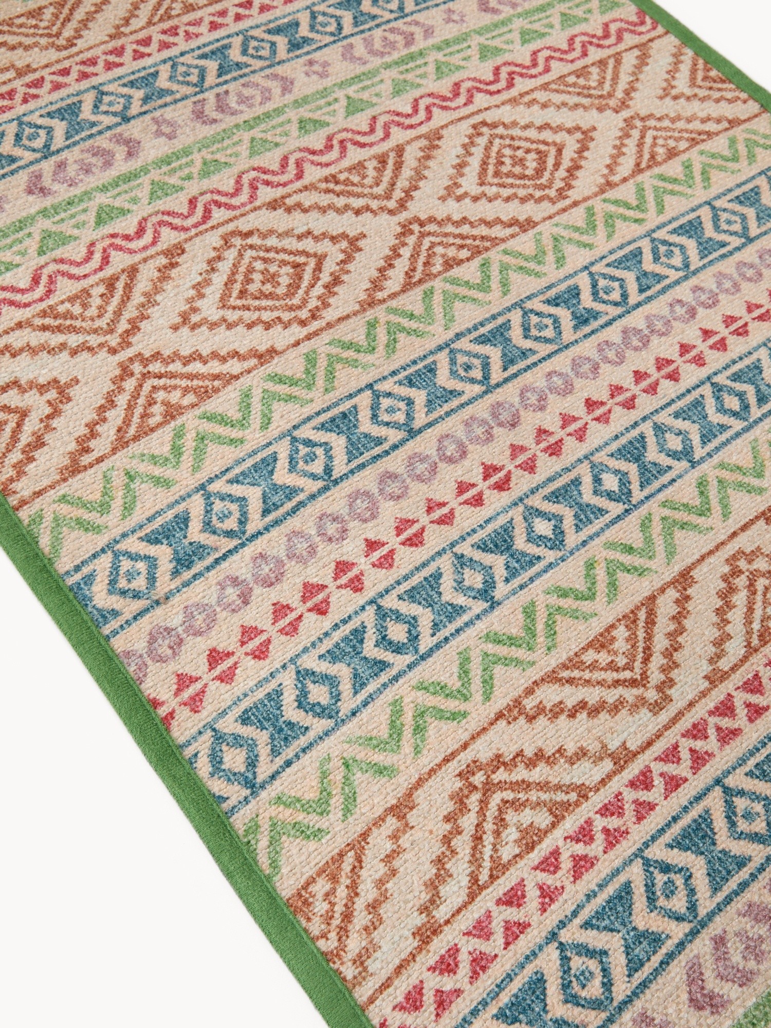 Tappeto da cucina in puro cotone motivo geometrico - Prezzo di lancio, Multicolor, large image number 1