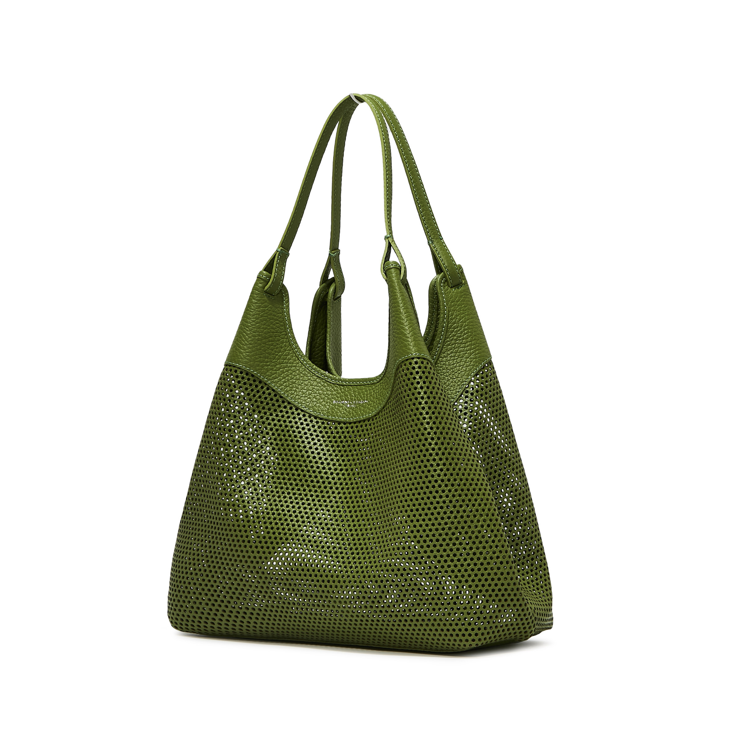 Gianni Chiarini - Dua bag in leather, Dark Green, large image number 1