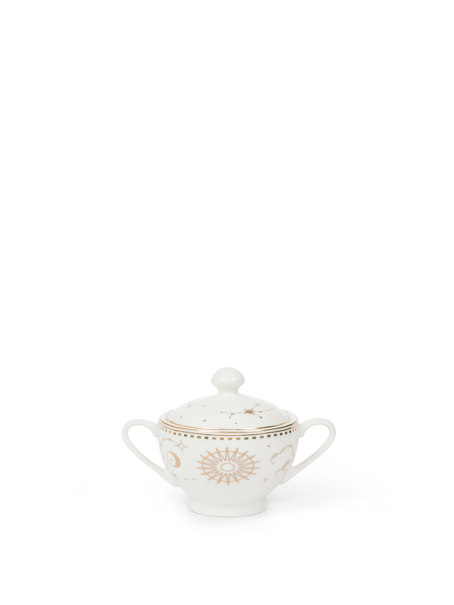 New bone china astrology sugar bowl, White, large image number 0