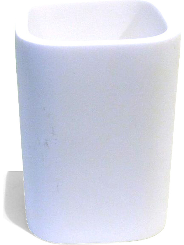 Linea toothbrush holder with bamboo detail