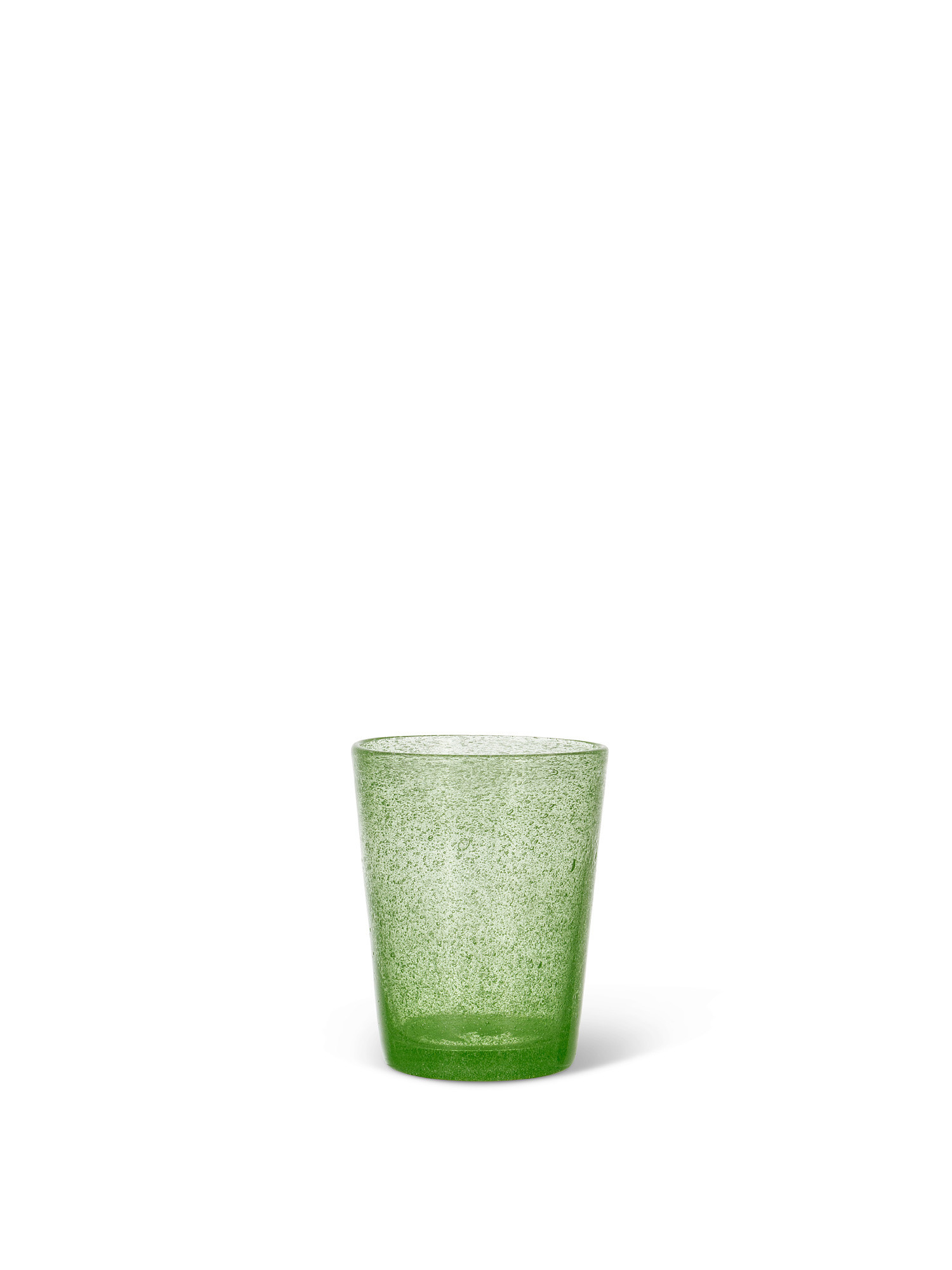 Bicchiere vetro colorato in pasta Matera, Verde, large image number 0