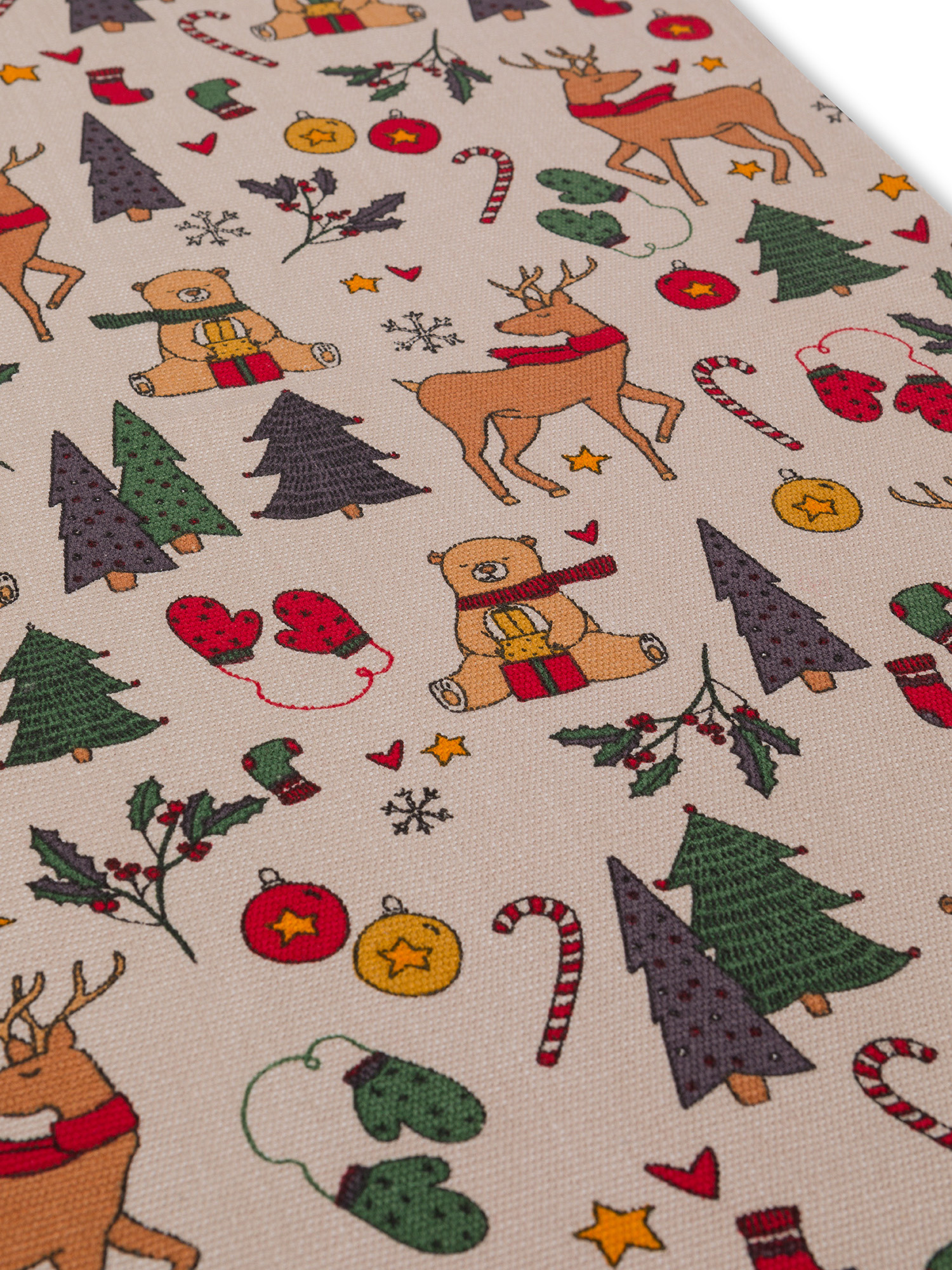 Rudolph Panama cotton runner, Beige, large image number 1