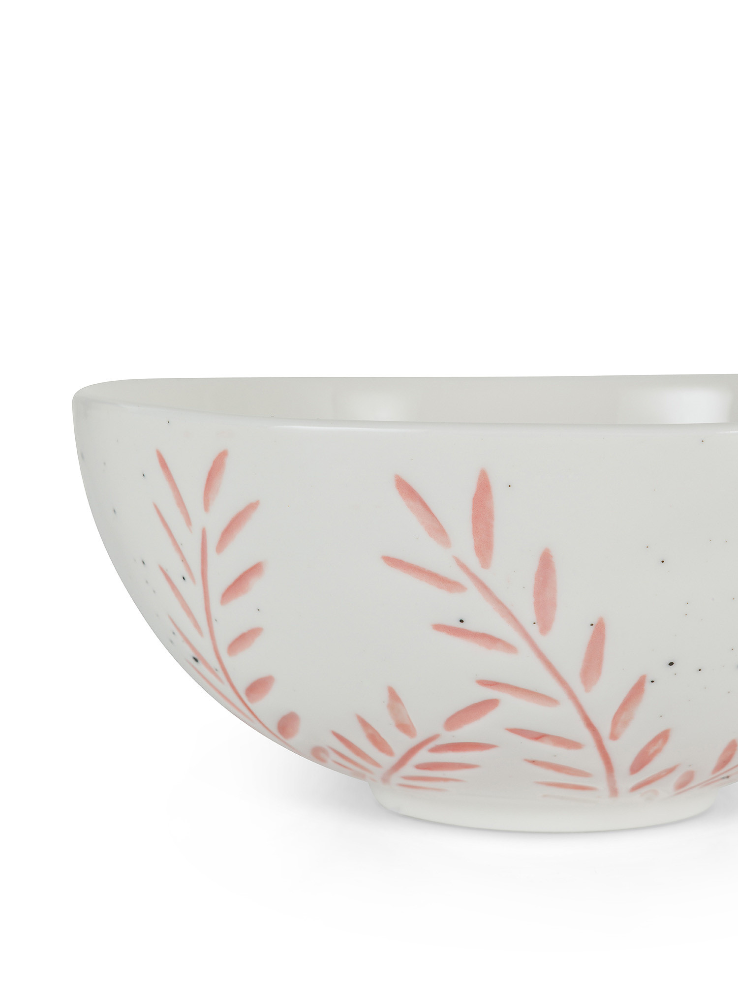 Porcelain bowl with foliage motif, White, large image number 1