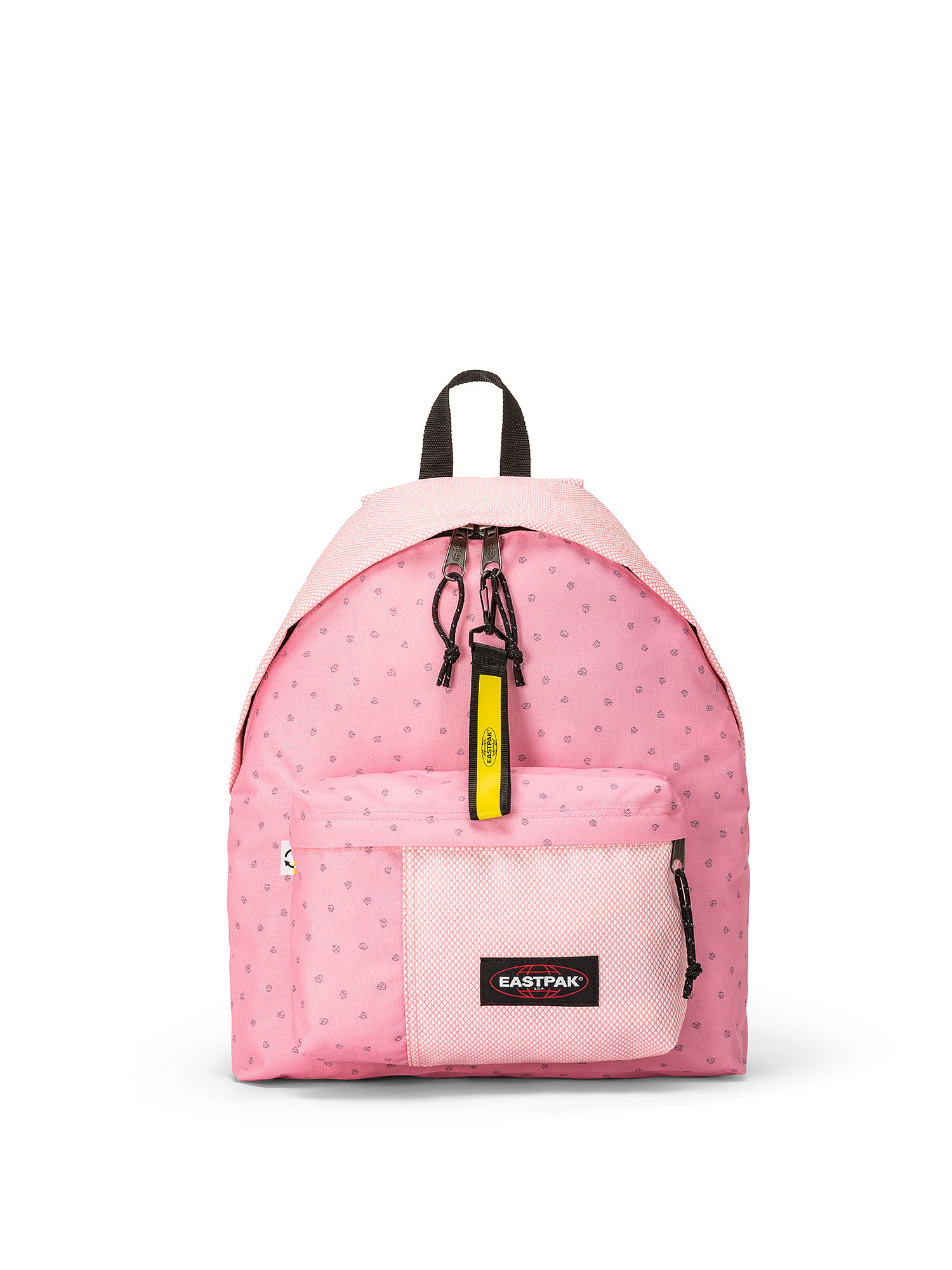 Backpack with laptop compartment and removable key ring, Pink, large image number 0
