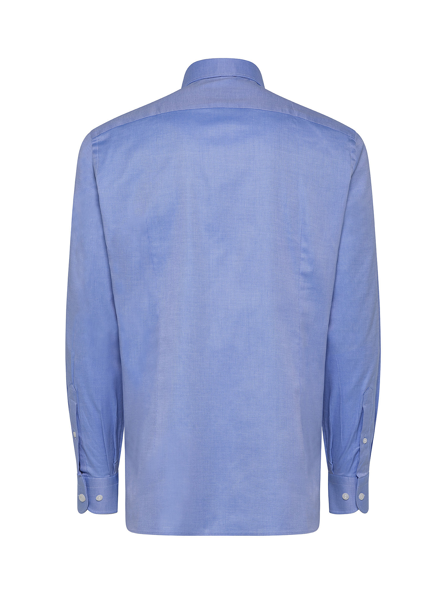 Camicia slim fit cotone oxford, Azzurro, large image number 1