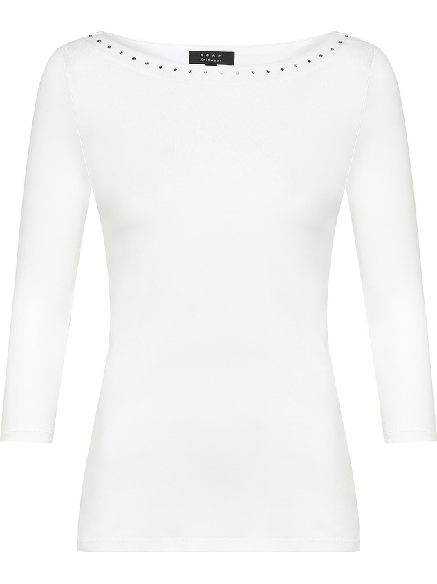 Koan 100% cotton T-shirt with small studs