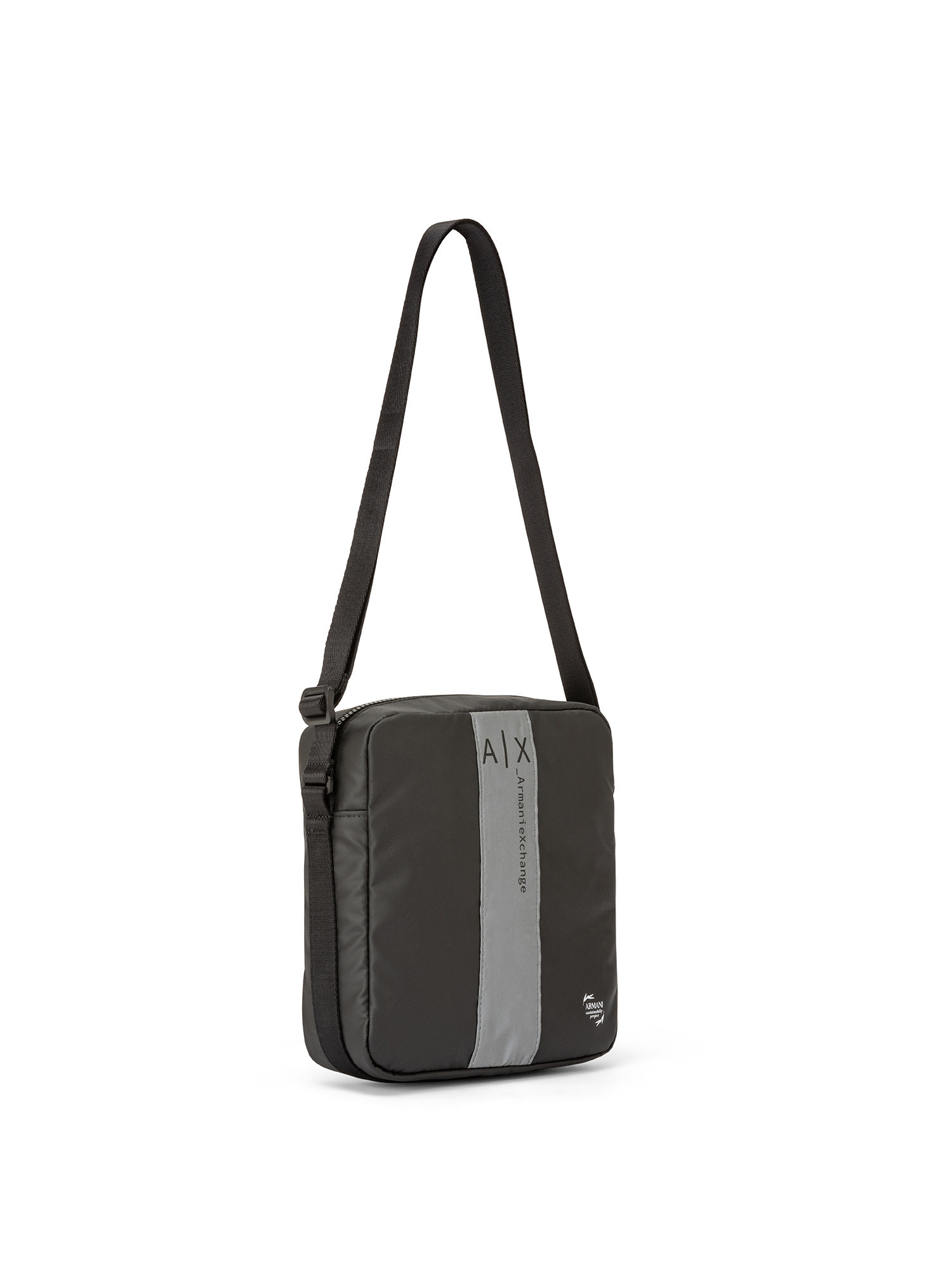 Armani Exchange - Shoulder bag with logo, Black, large image number 1